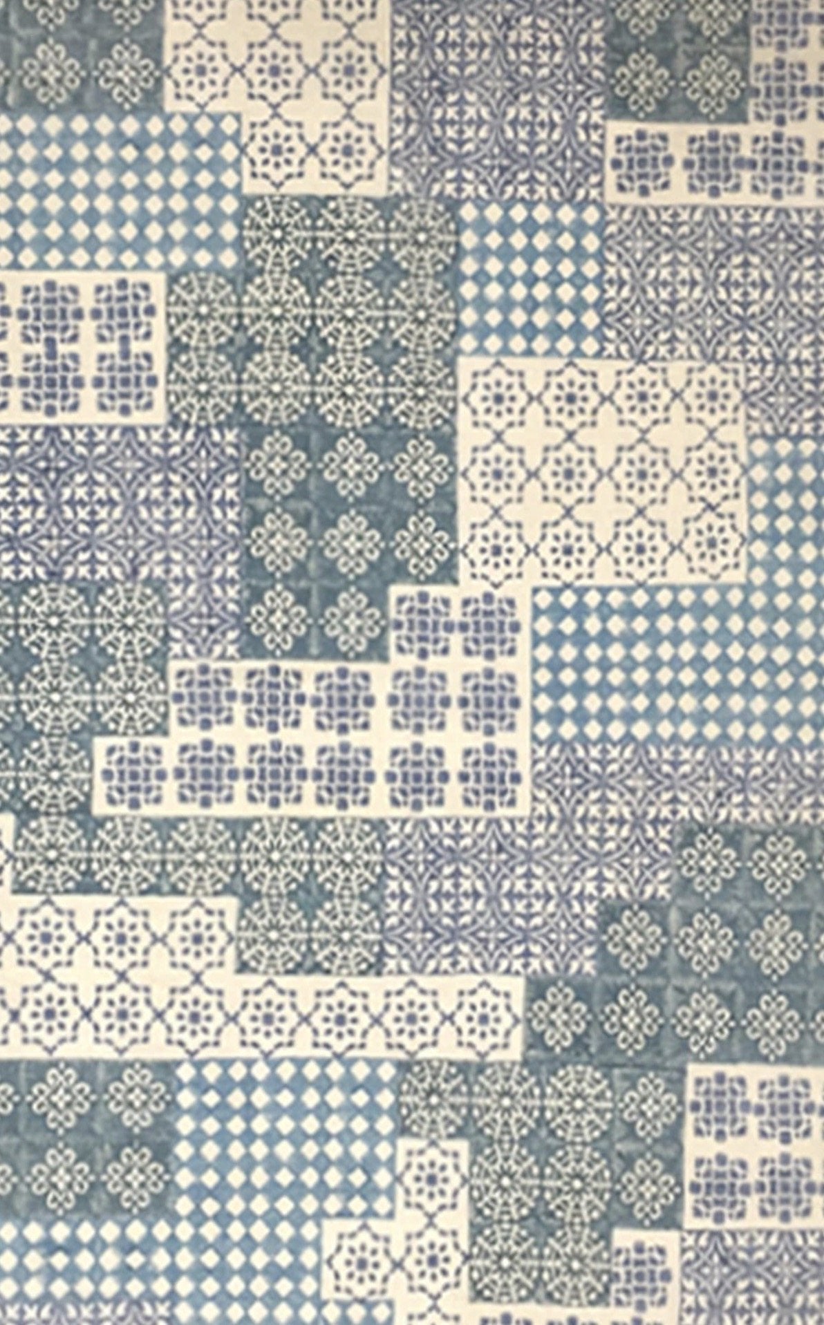 CODE - BLOCK PRINTED RUG - ART AVENUE