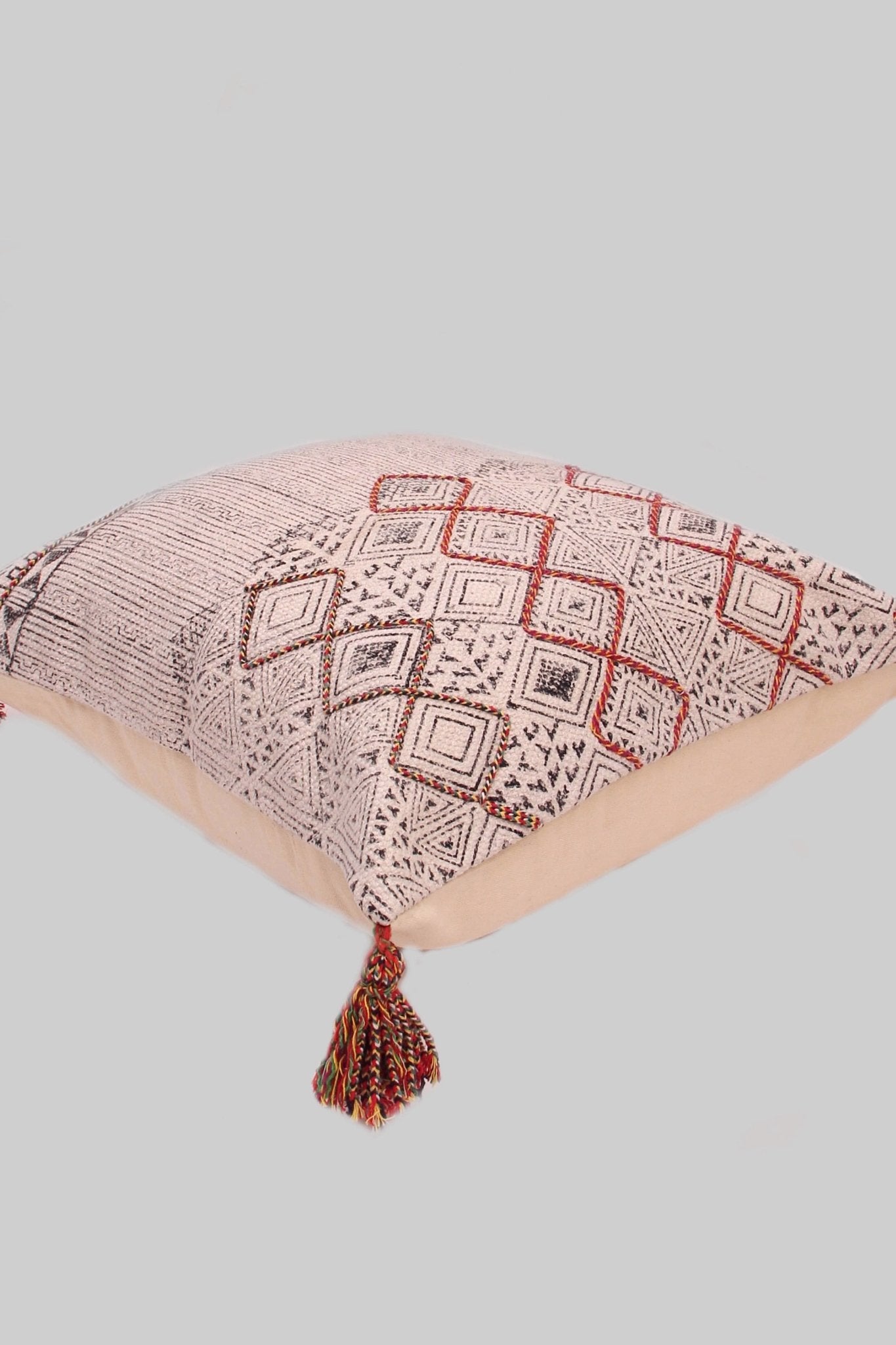 CREATE - SQUARE CUSHION COVER - BLACK - ART AVENUE