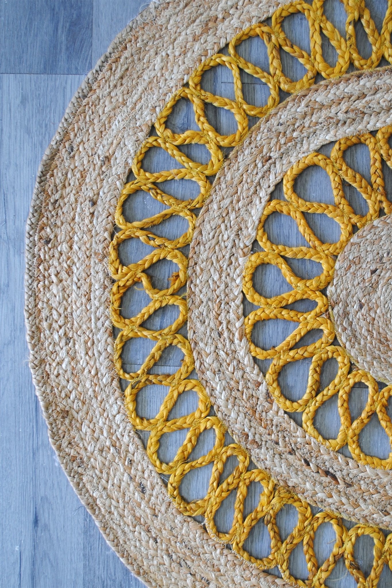 CYPRUS - ROUND JUTE RUG - ART AVENUE