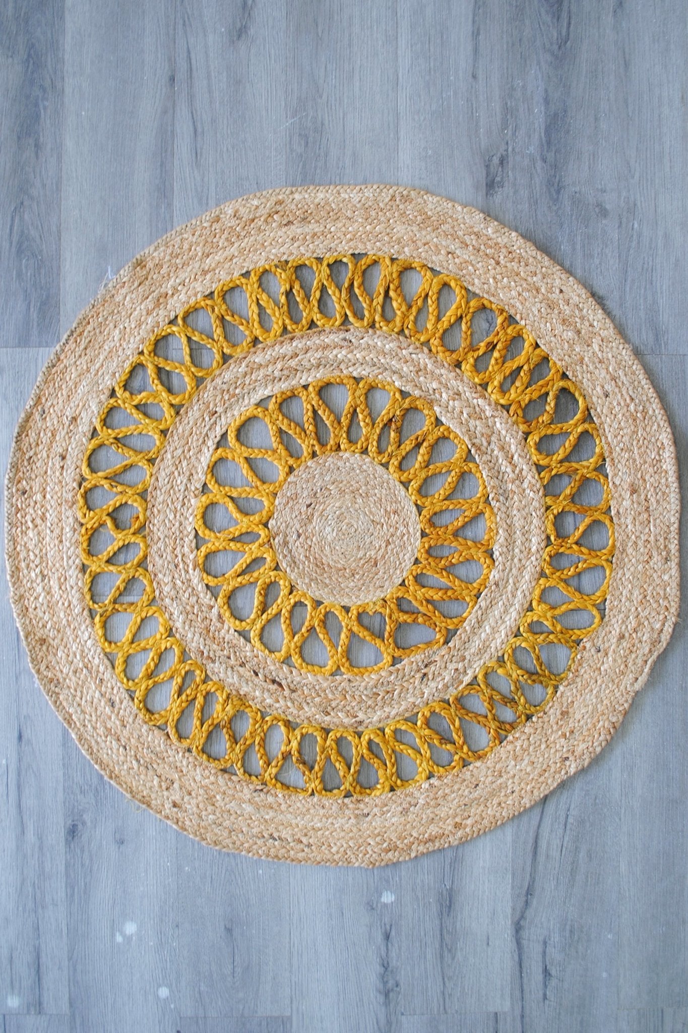 CYPRUS - ROUND JUTE RUG - ART AVENUE