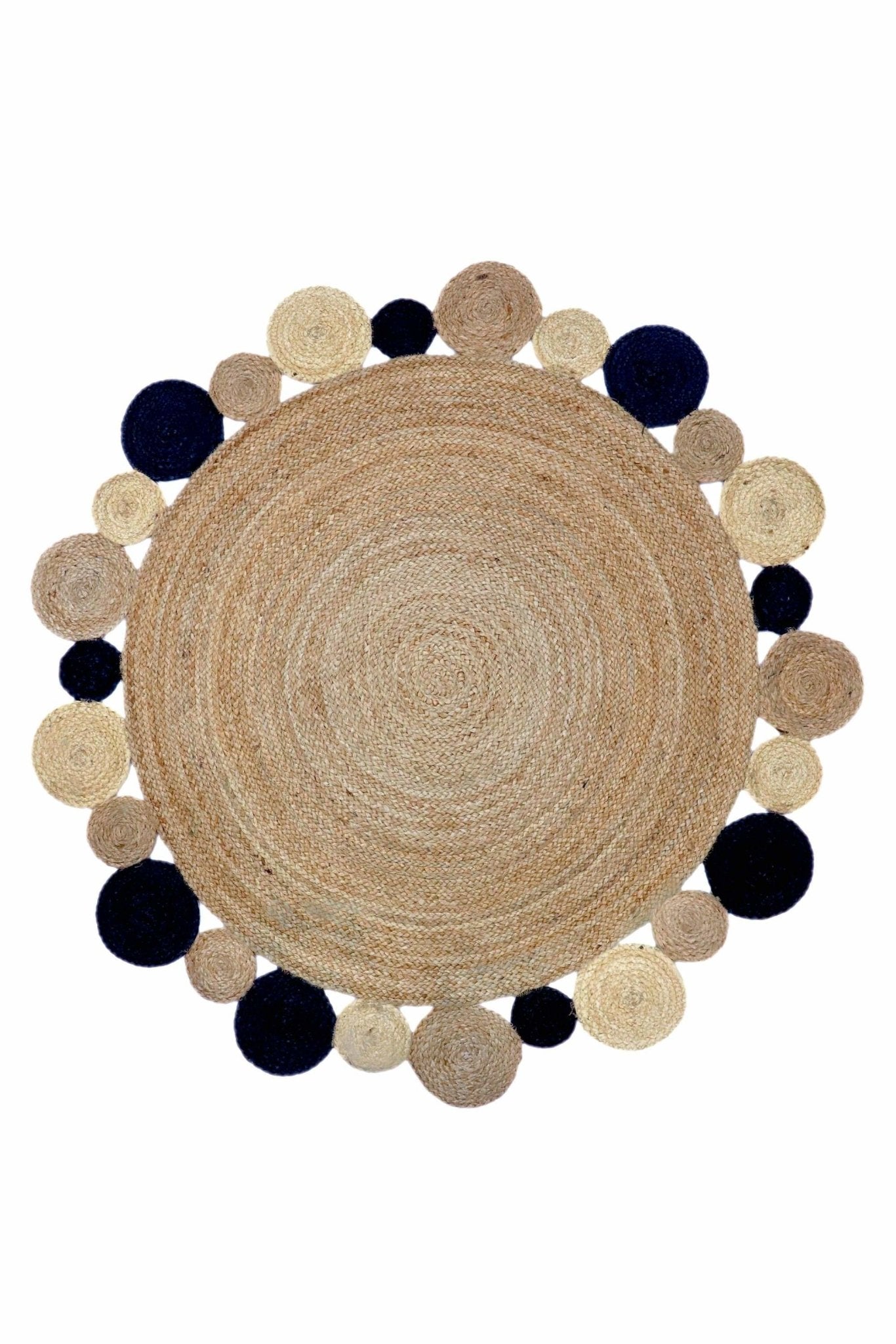DAM -ROUND RUG -NATURAL - ART AVENUE
