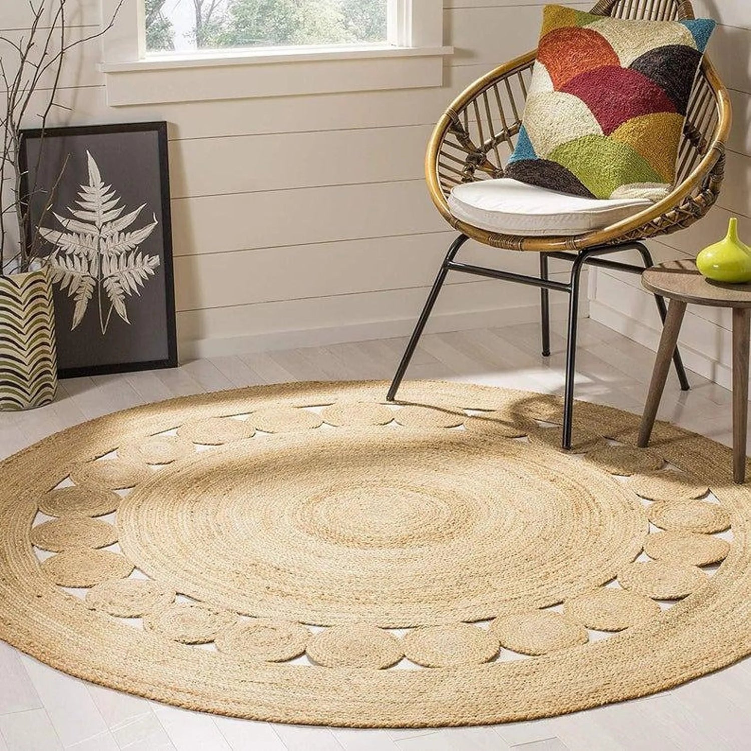 ENGAGE - ROUND JUTE RUG - ART AVENUE