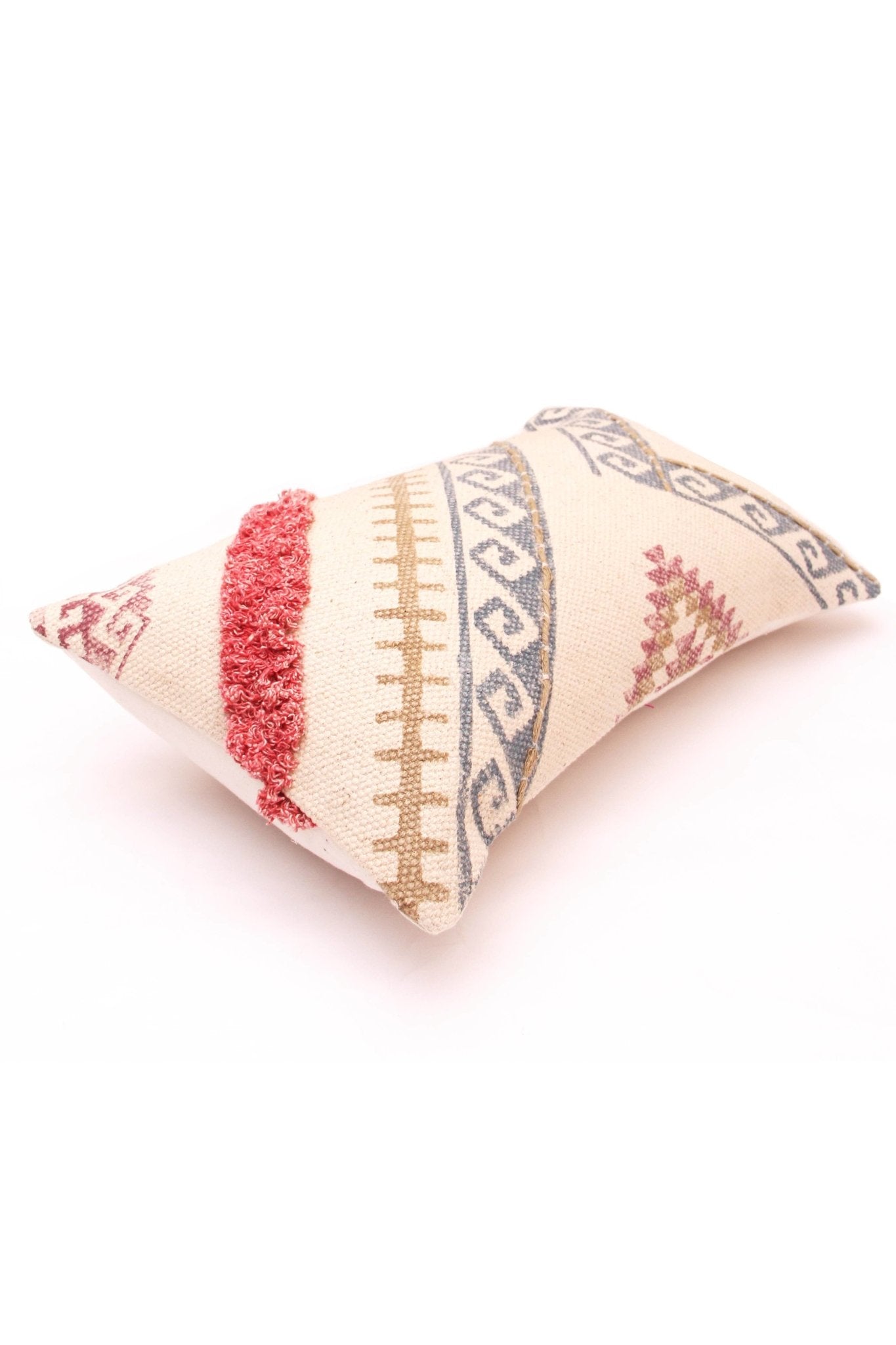 FENCE - LUMBAR CUSHION COVER -WHITE - ART AVENUE