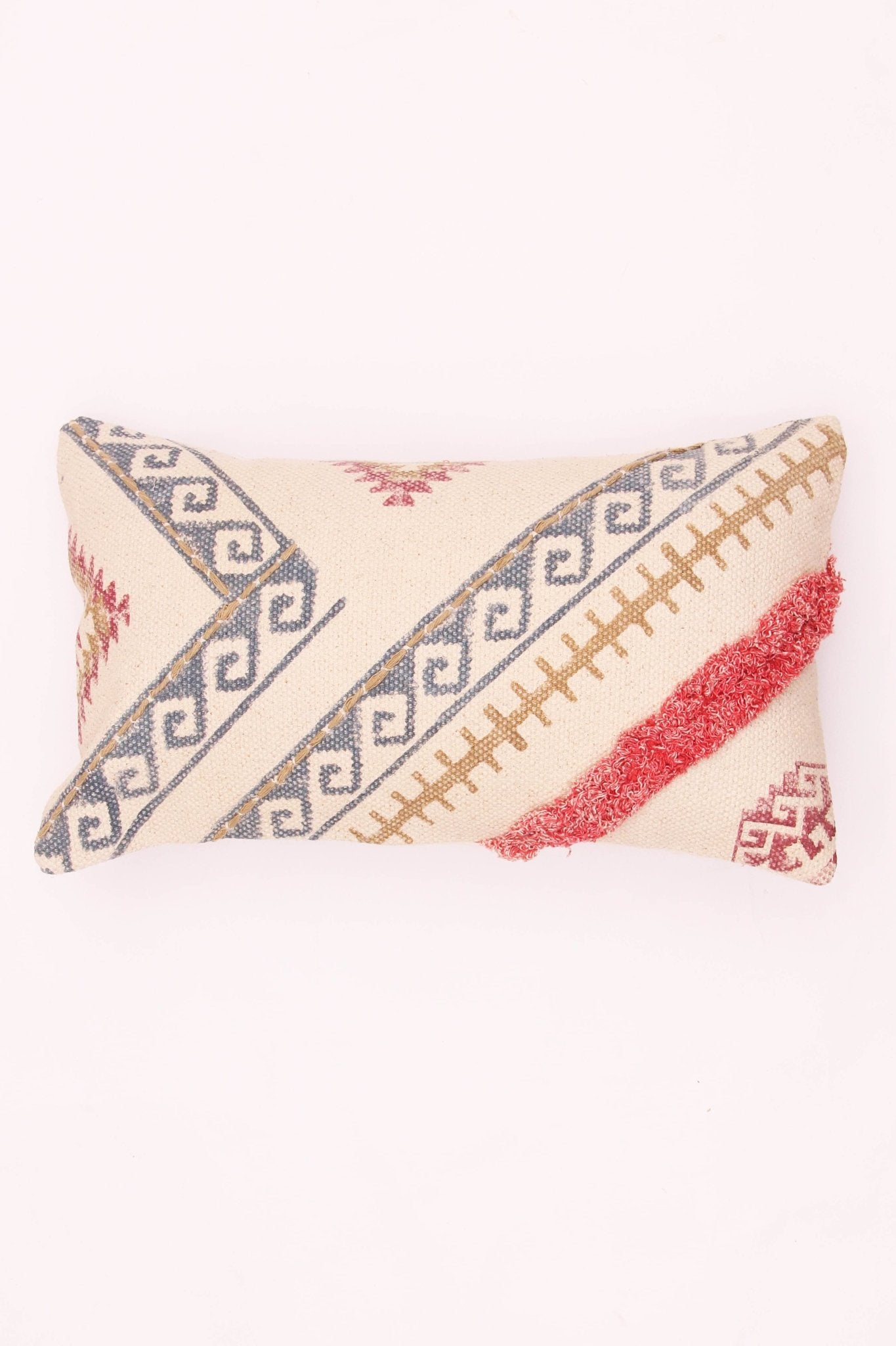FENCE - LUMBAR CUSHION COVER -WHITE - ART AVENUE