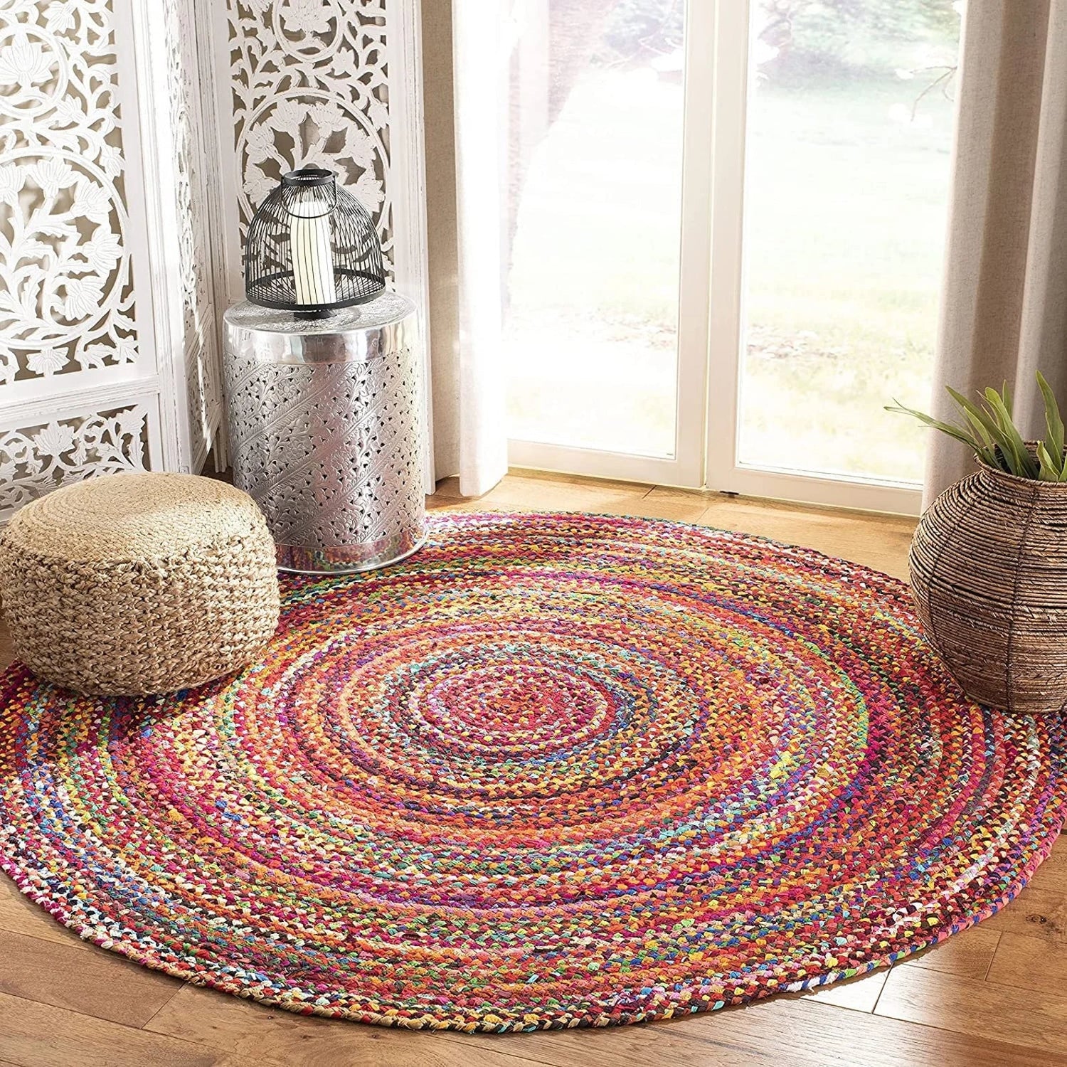 JUSTIFIED - ROUND JUTE RUG - ART AVENUE