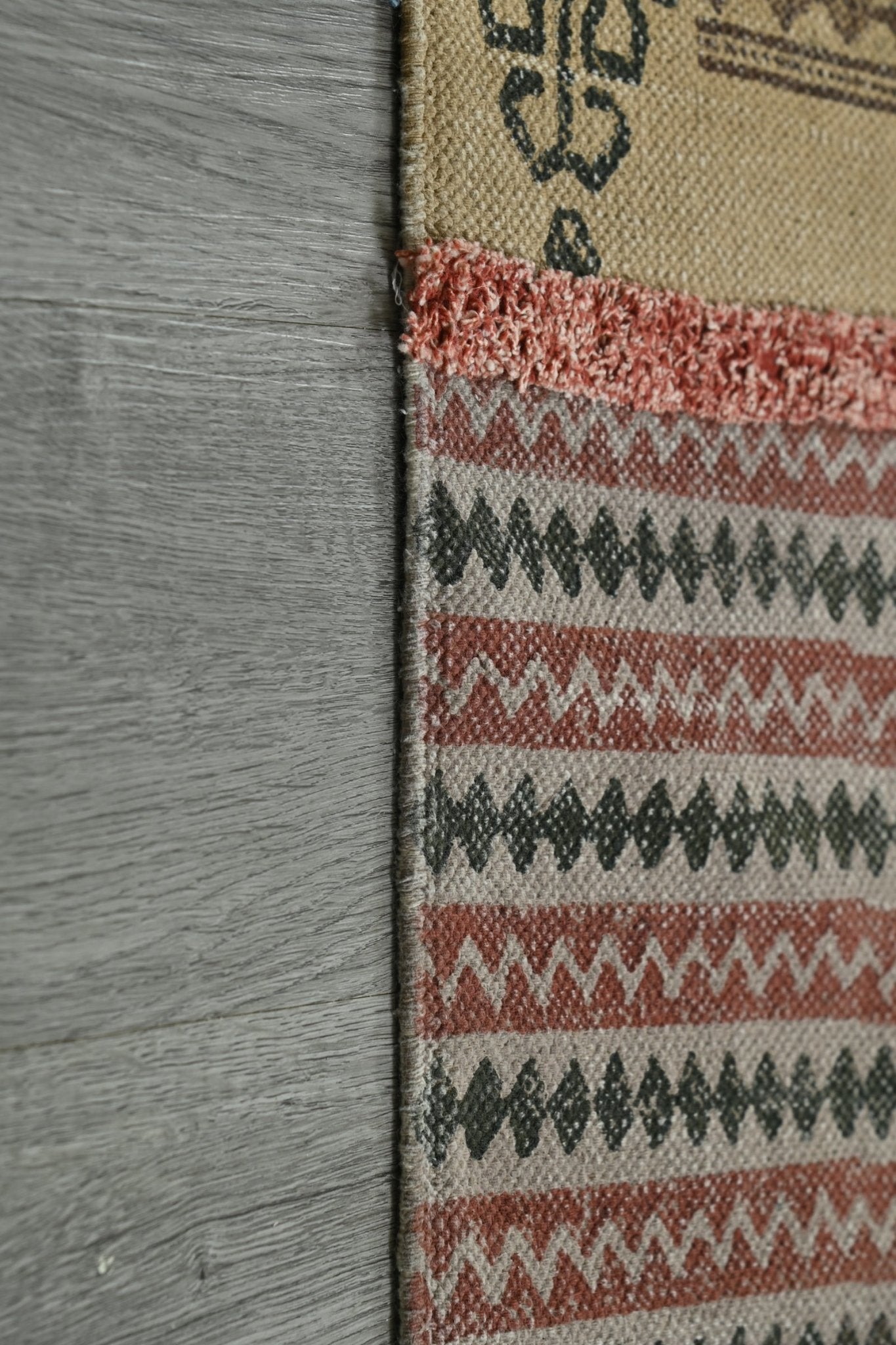 KOTA - BLOCK PRINTED COTTON RUG - ART AVENUE