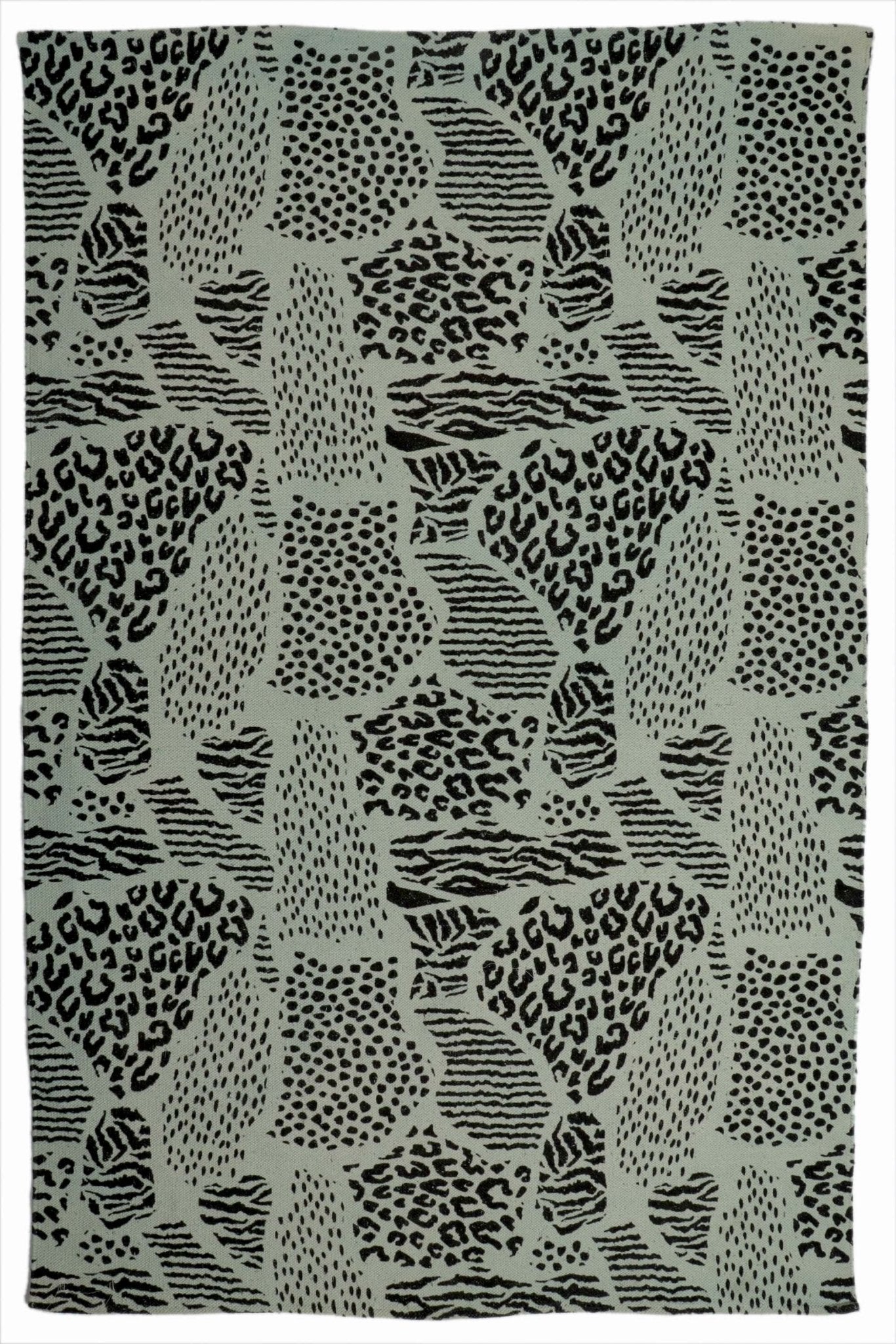 KUMHER - PRINTED RUG - GREEN - ART AVENUE