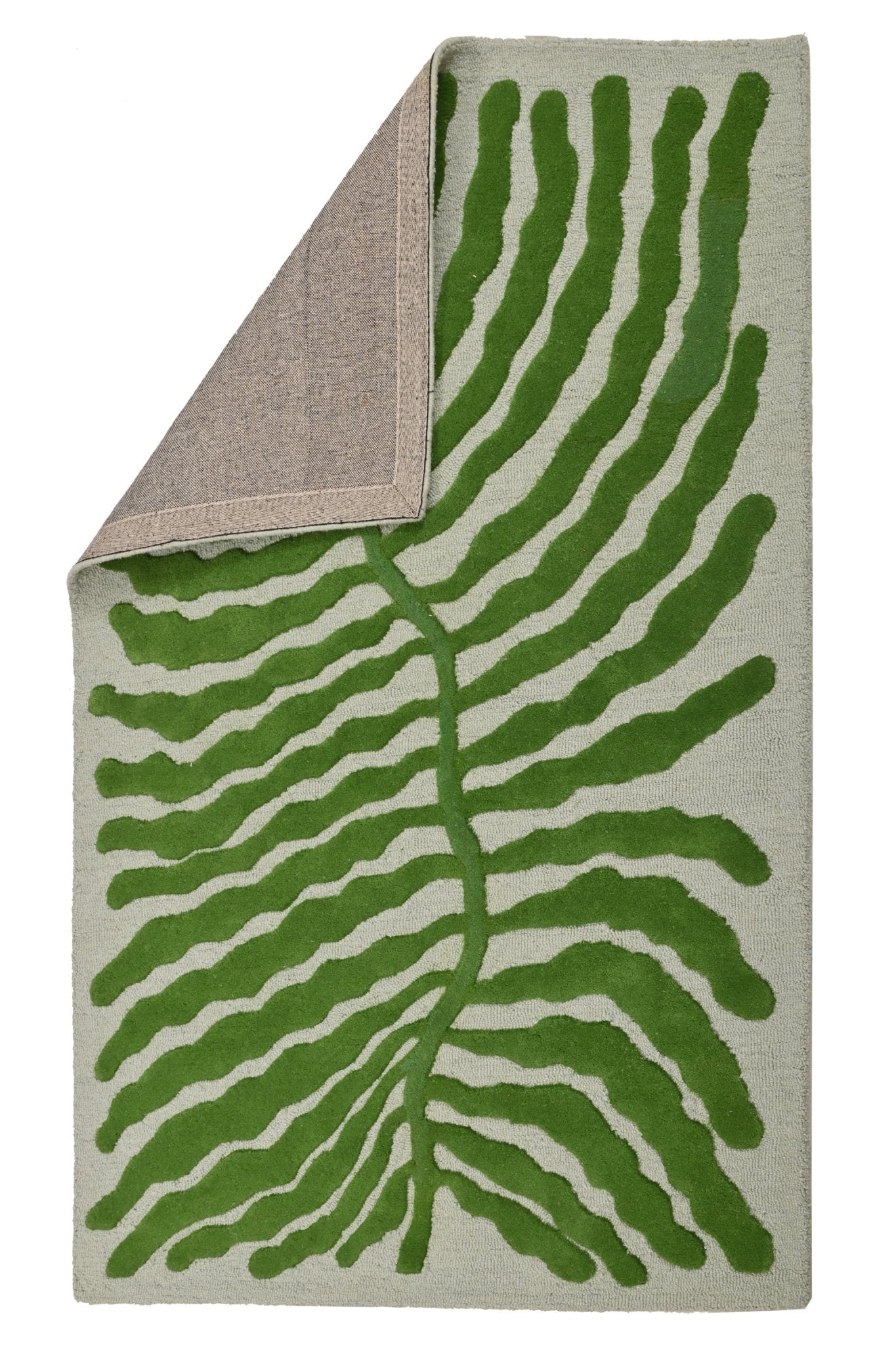 LEAFY HANDTUFTED WOOL CARPET - ART AVENUE