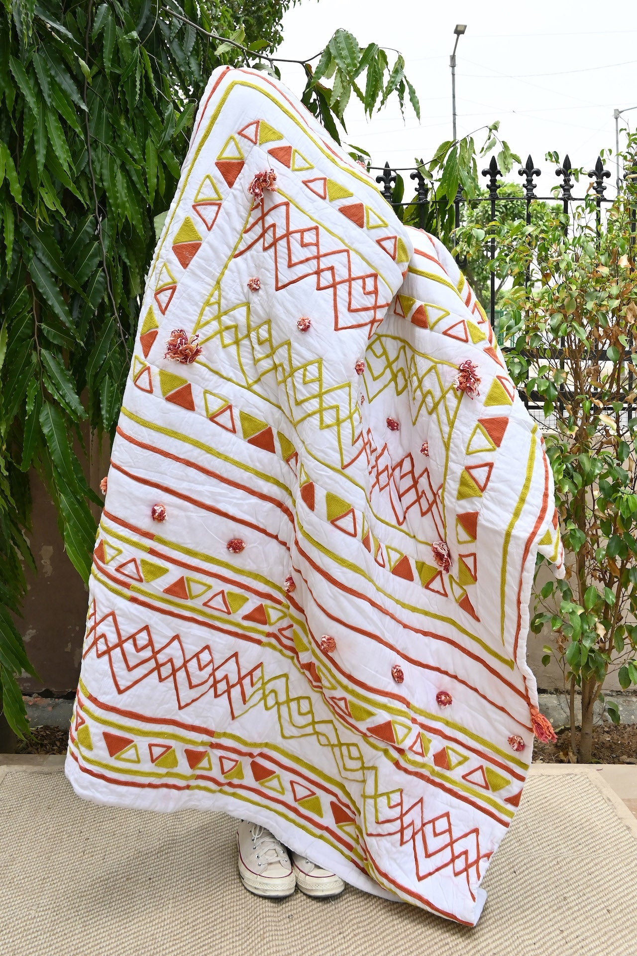 MACEDONIA QUILT/RAZAI SET WITH PILLOW COVERS - ART AVENUE