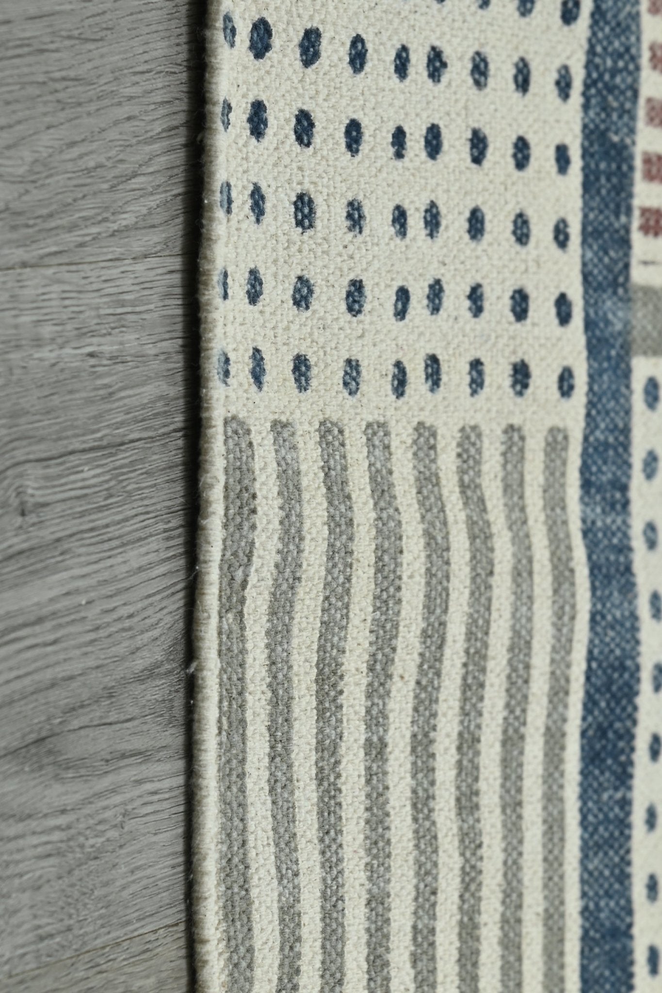 NARCISS - BLOCK PRINTED RUG - ART AVENUE