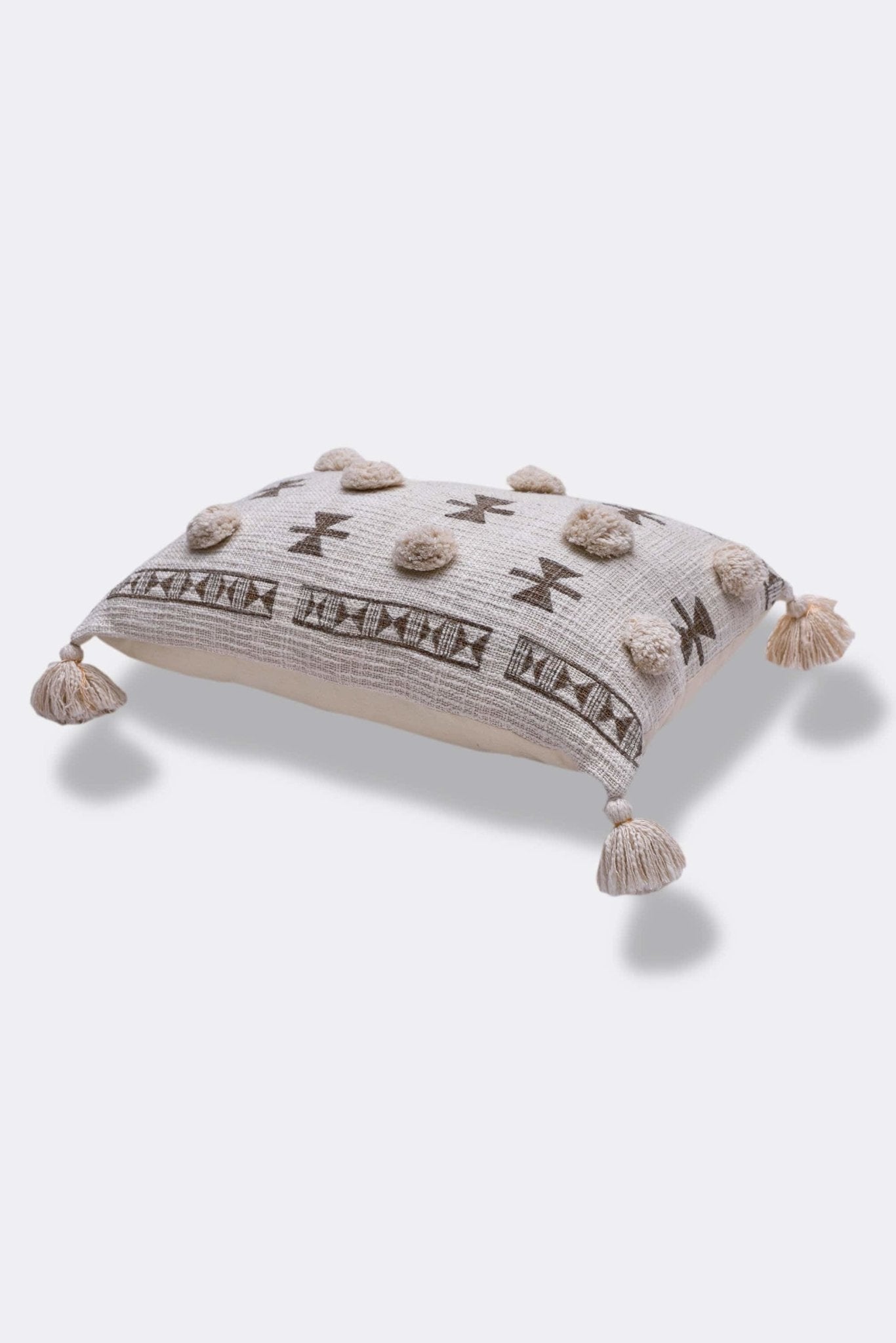 OKLAHOMA - LUMBAR CUSHION COVER - BROWN - ART AVENUE