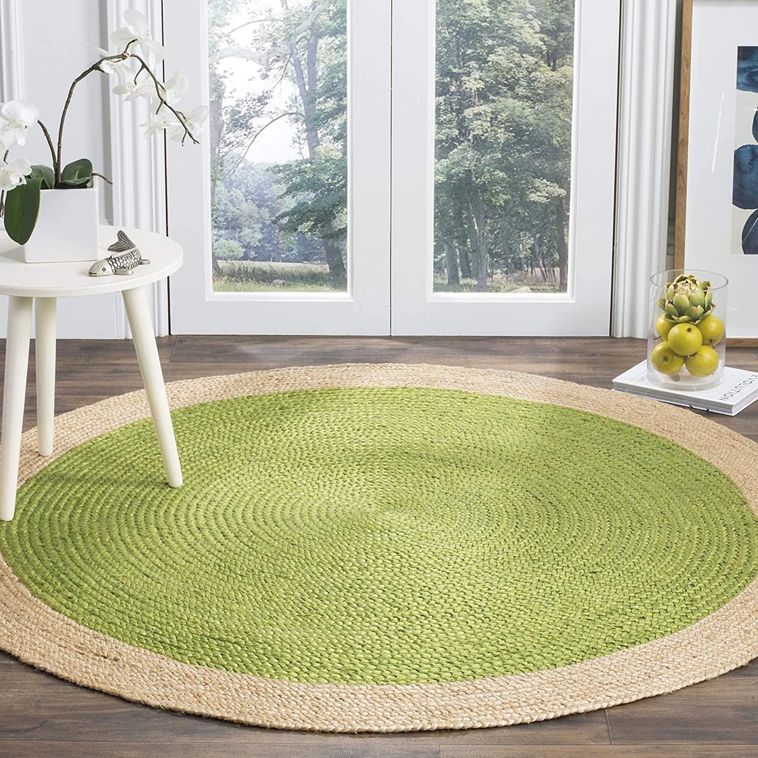 ORCHIDA - ROUND JUTE RUG - ART AVENUE