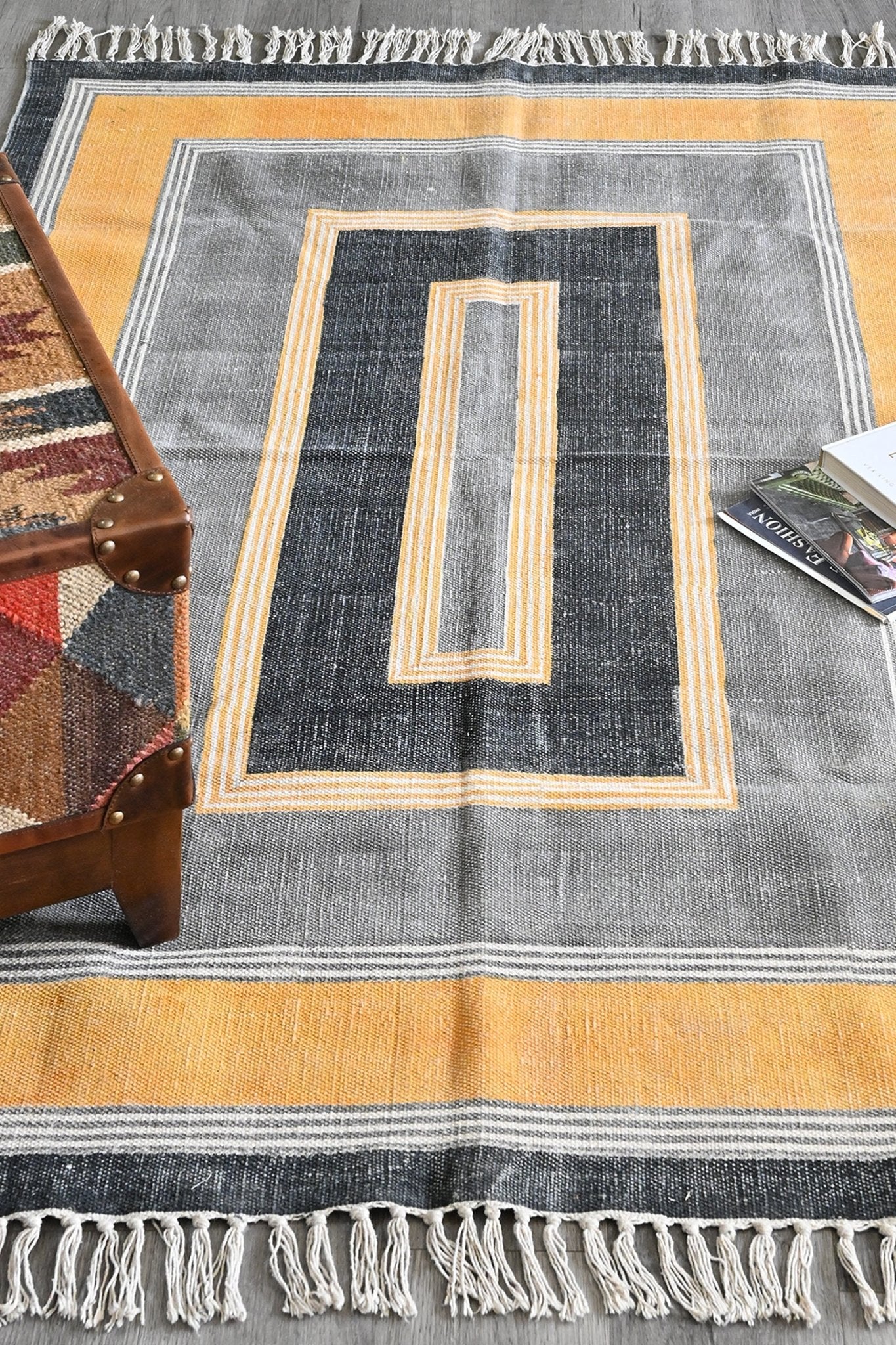 PENNY - BLOCK PRINTED RUG - ART AVENUE