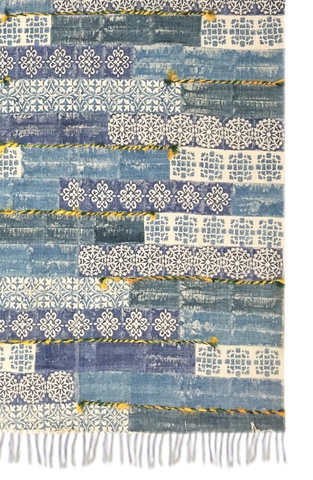 PERU - BLOCK PRINTED RUG - ART AVENUE