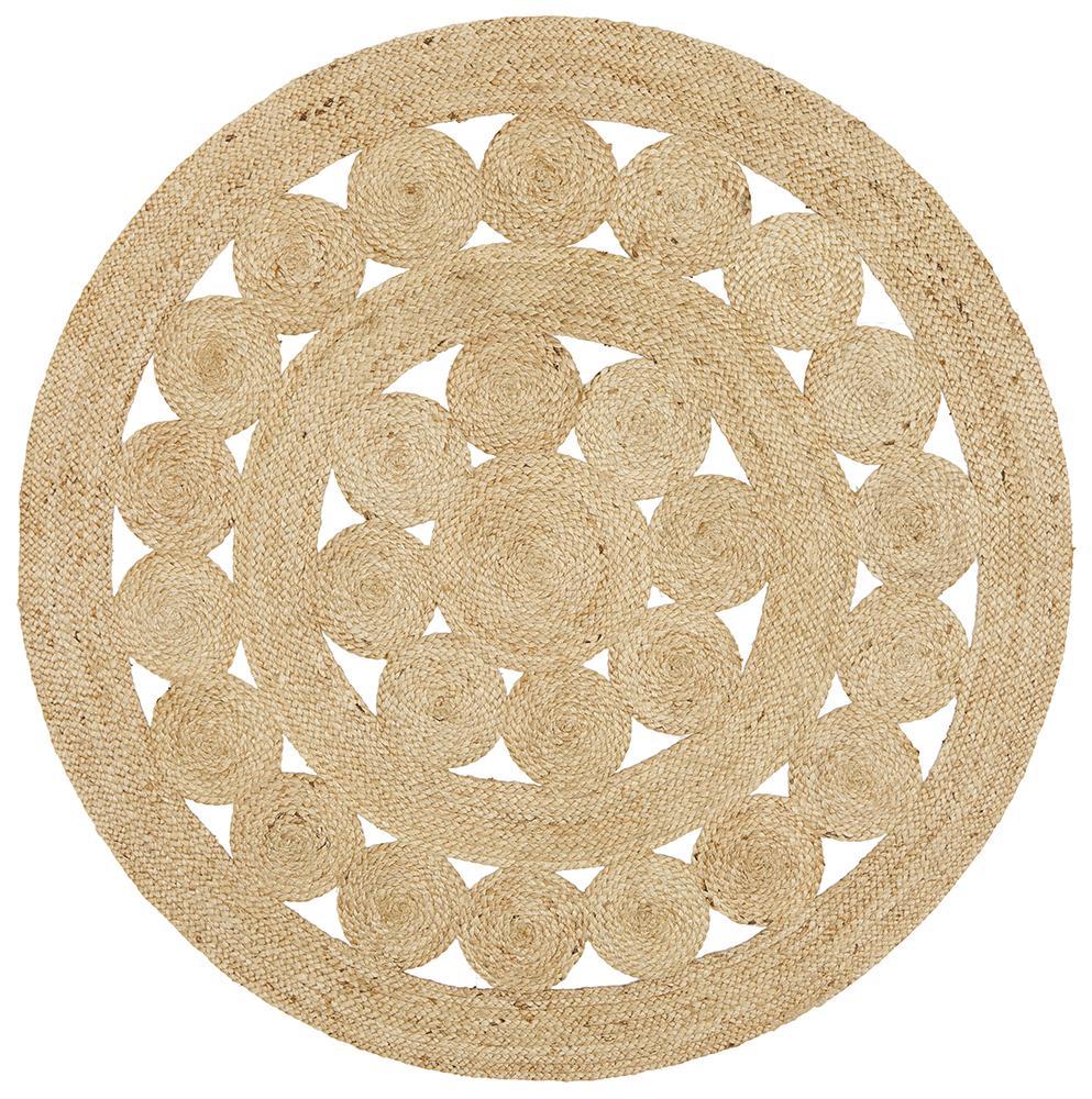 BRENDA - ROUND JUTE RUG - ART AVENUE