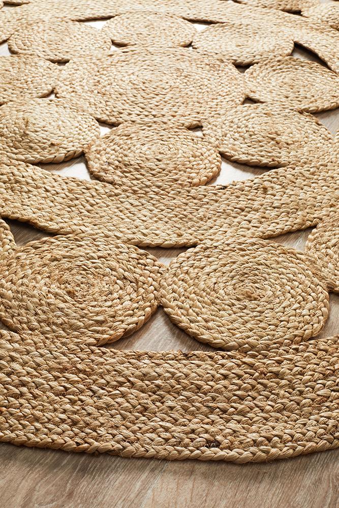 BRENDA - ROUND JUTE RUG - ART AVENUE