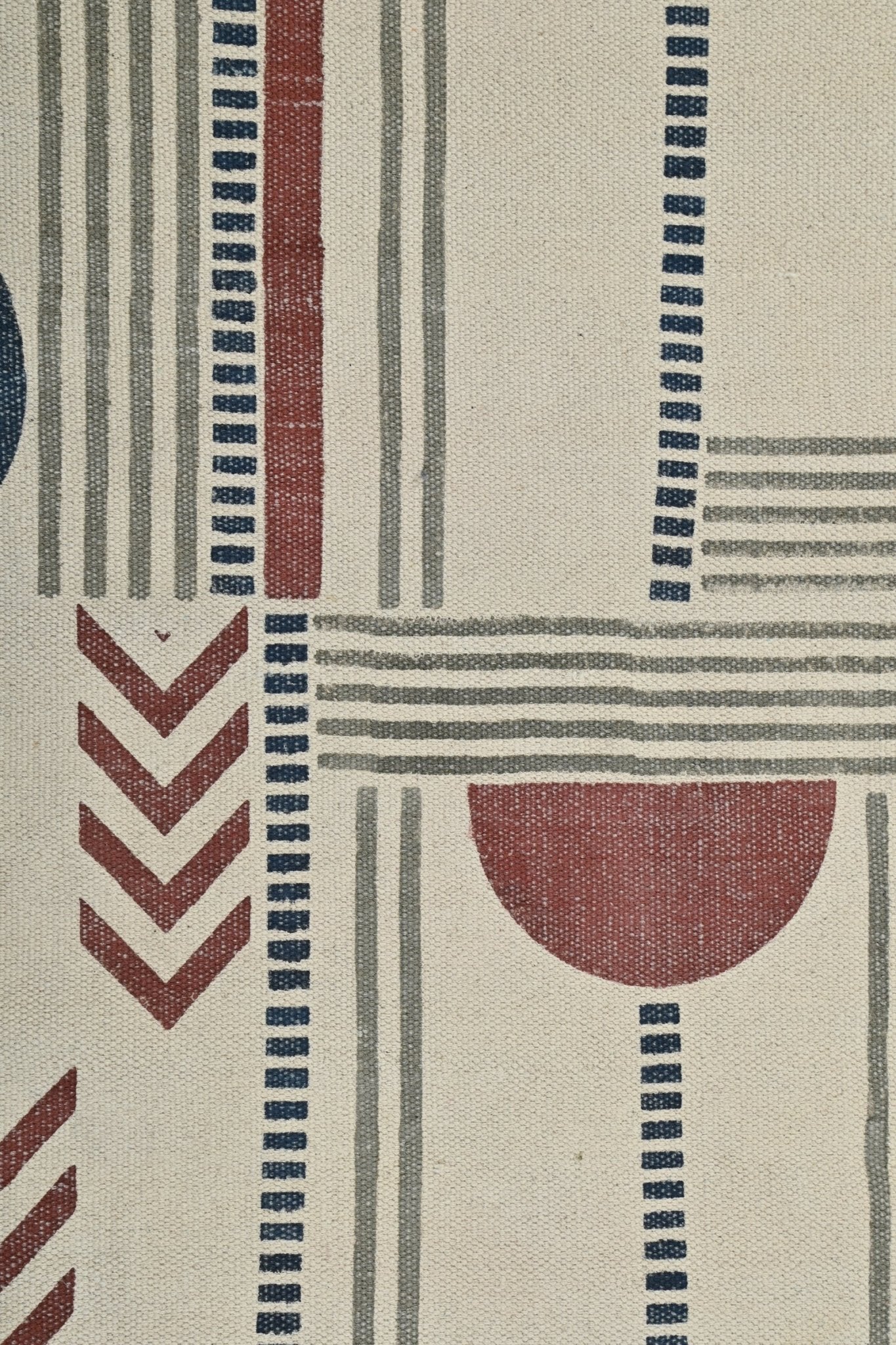 PREMIER - BLOCK PRINTED COTTON RUG - ART AVENUE