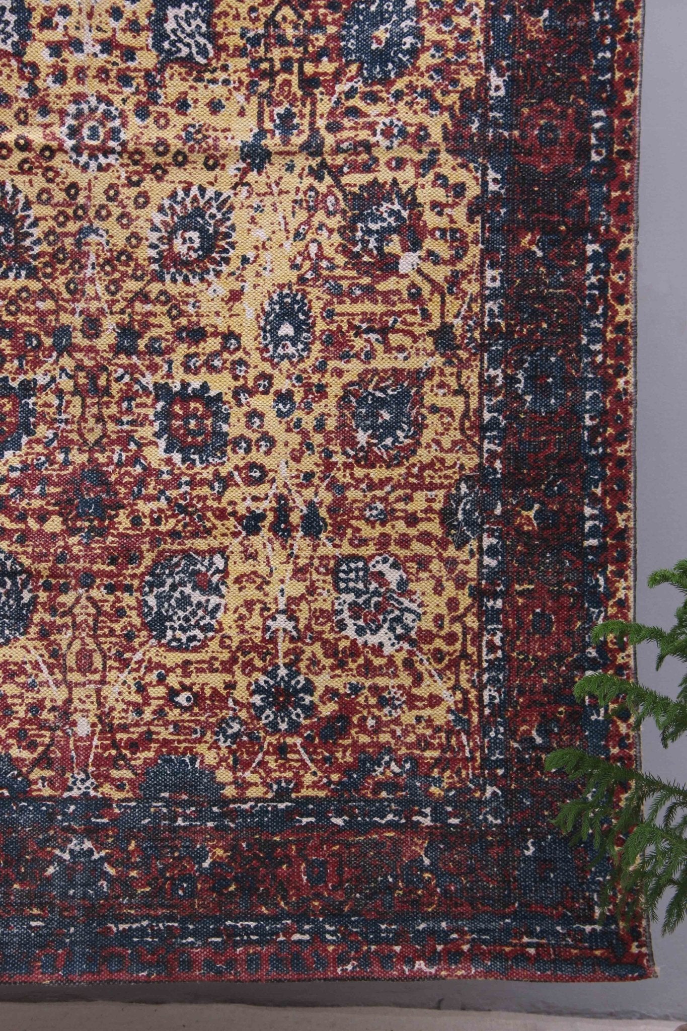 SACRIFICE - PRINTED RUG - MAROON - ART AVENUE