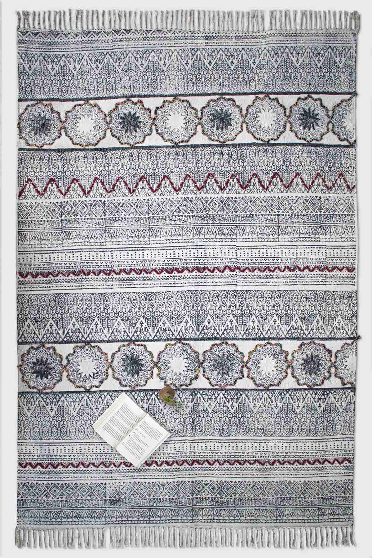 SAFETY - BLOCK PRINTED RUG - ART AVENUE