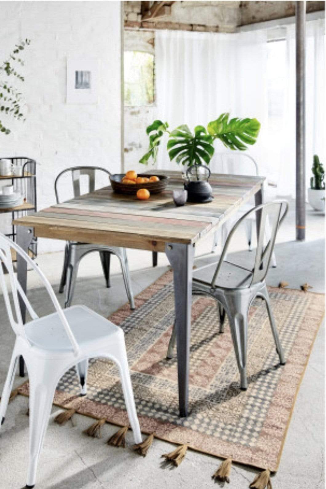 SAFFRON - BLOCK PRINTED RUG - ART AVENUE