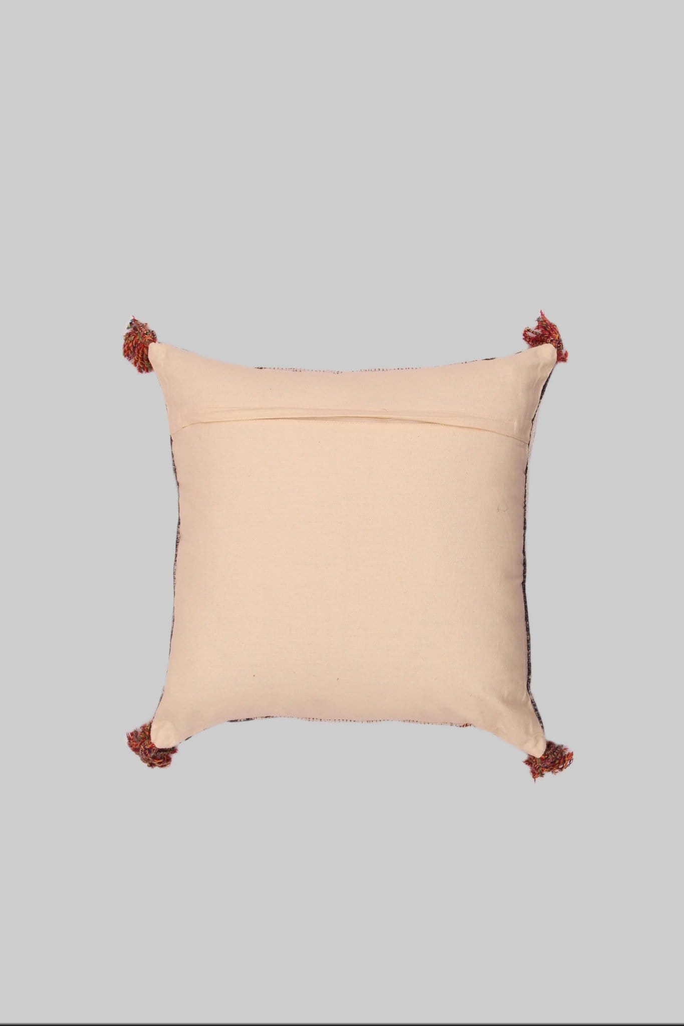 TEETH - SQUARE CUSHION COVER -BROWN - ART AVENUE