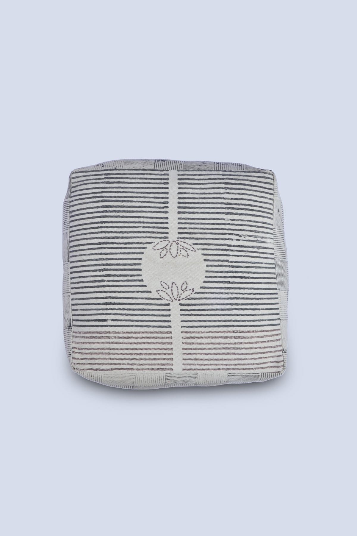 TUFFER - CUBICAL POUF-GREY - ART AVENUE