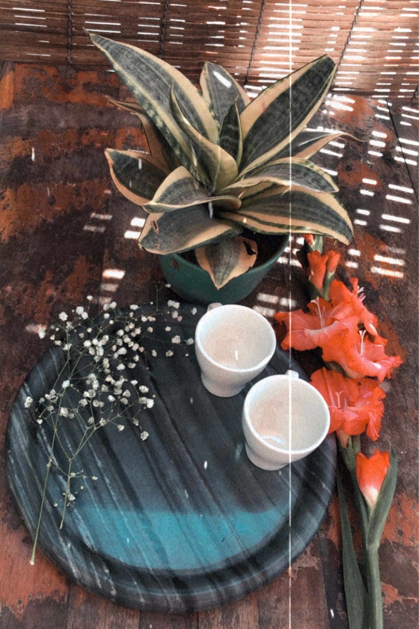 VANTAGE - MARBLE TRAY - BLACK - ART AVENUE