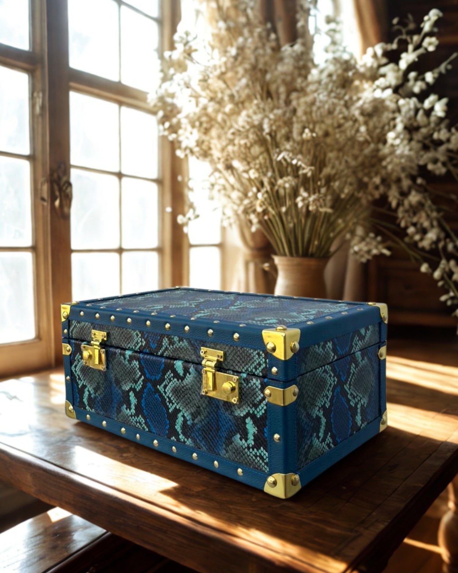 EMBER-  LEATHER JEWELLERY & ACCESSORIES BOX