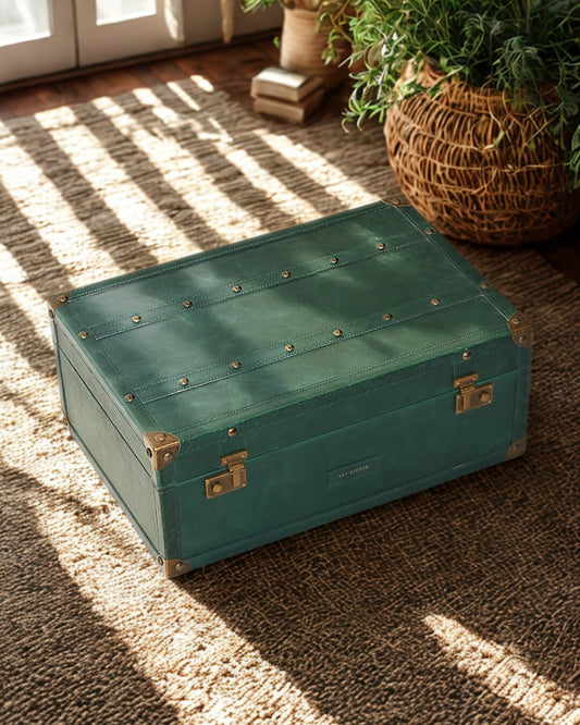 ELEGANT - LEATHER TRUNK