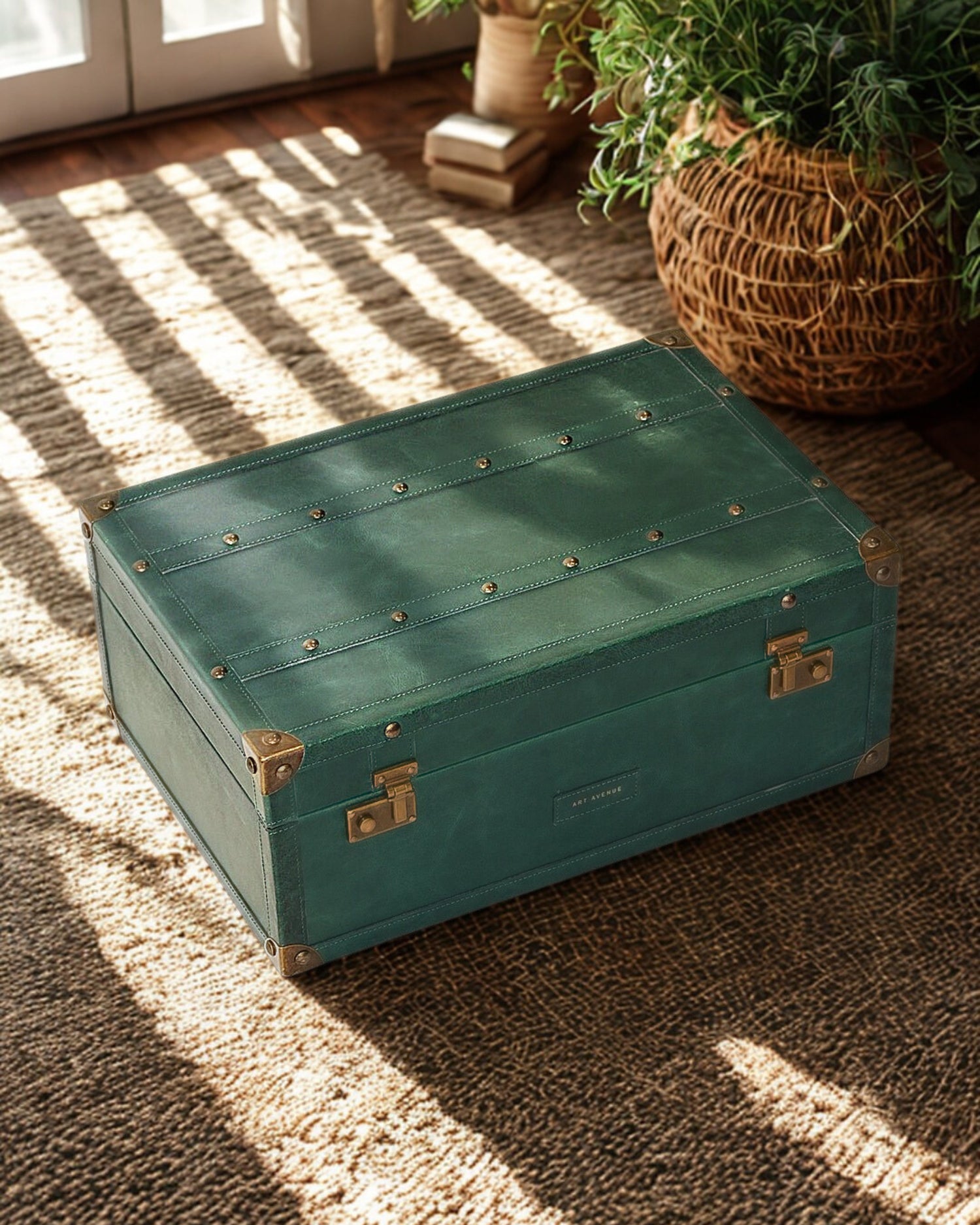 ELEGANT - LEATHER TRUNK