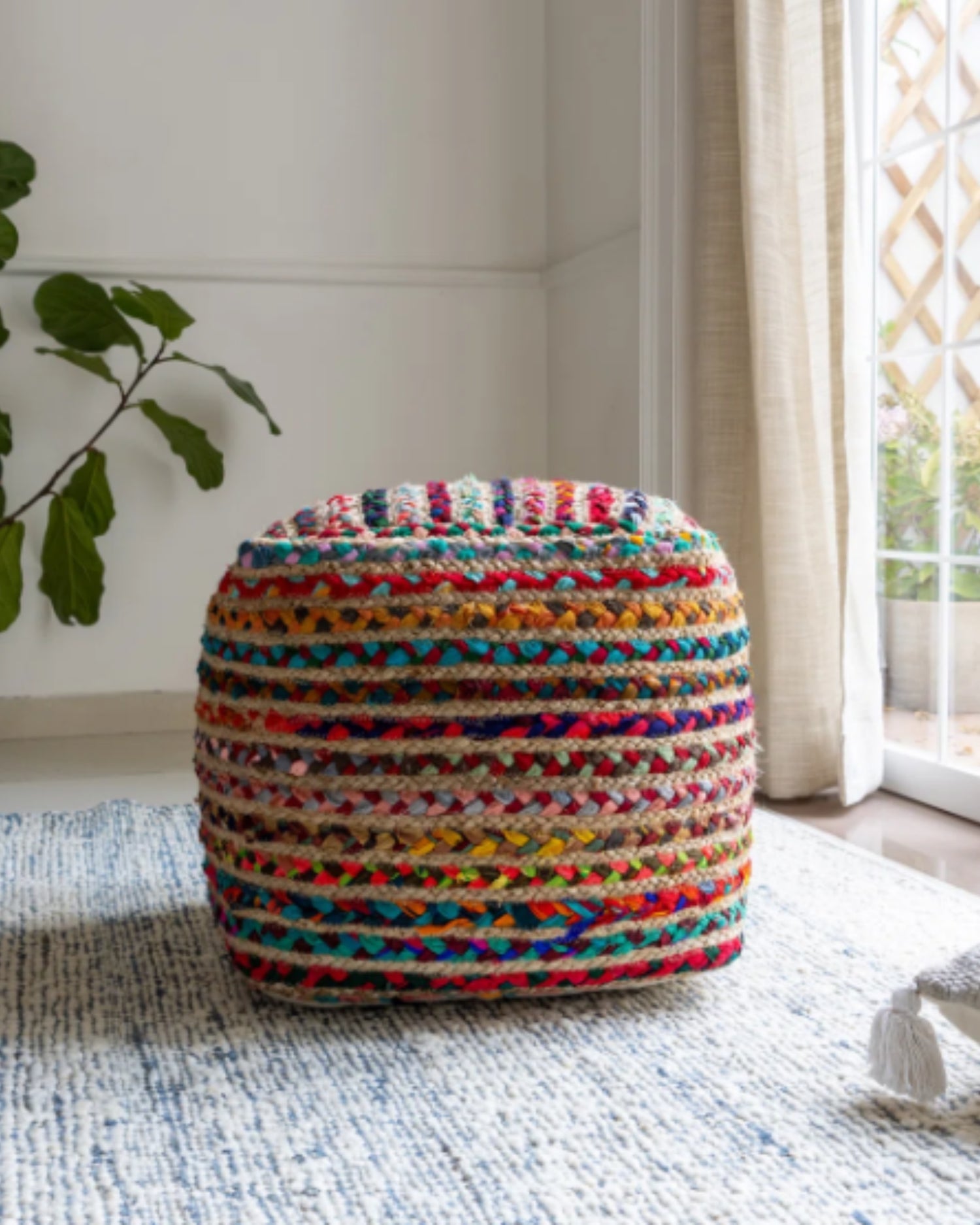 MOSAIC - CYLINDRICAL POUF