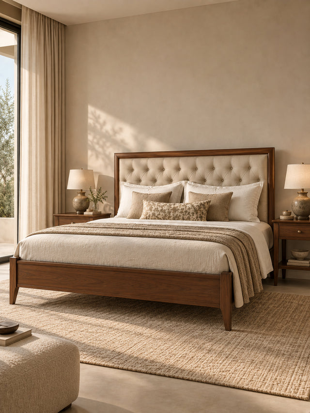 Landour Tufted Upholstered Bed