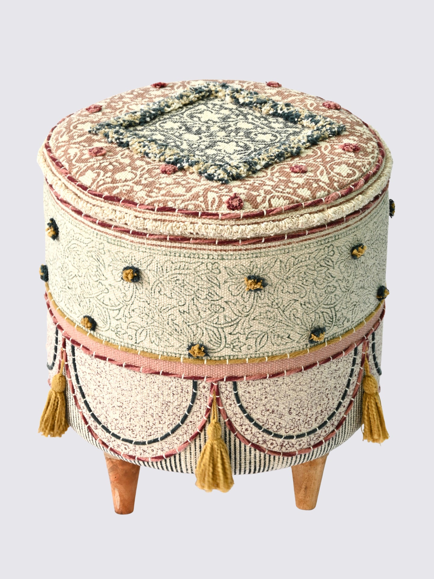 Raag - CYLINDRICAL OTTOMAN