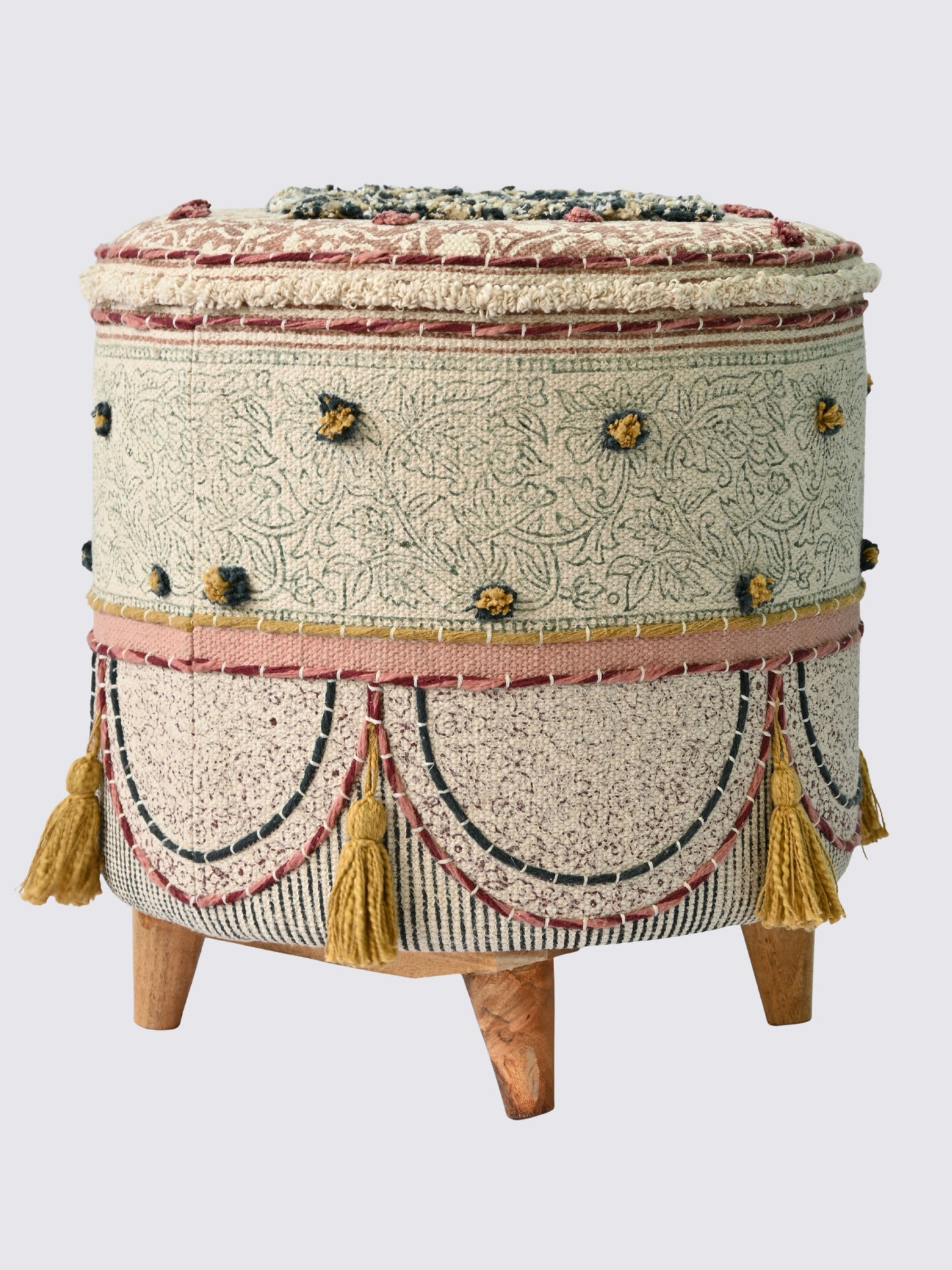 Raag - CYLINDRICAL OTTOMAN