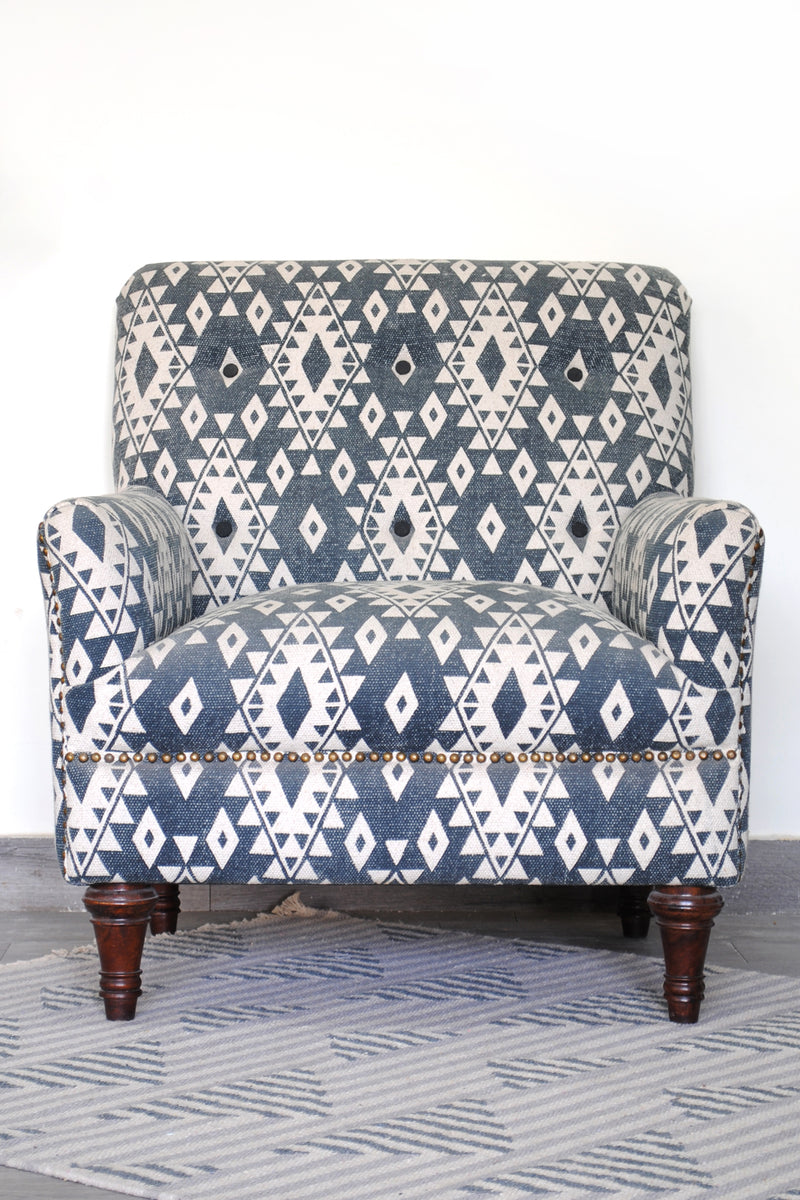 Marwar Lounge Chair by Art Avenue, handmade to order in India — image 1 of 11