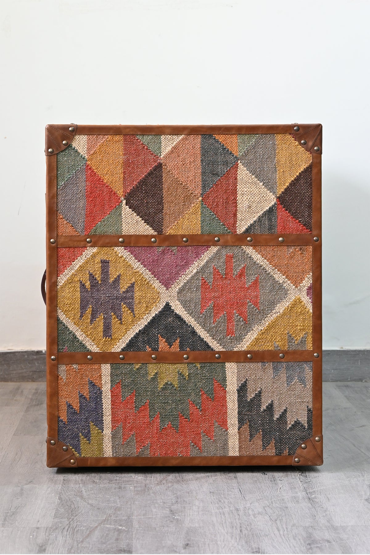 Rohet Kilim & Leather Sideboard
