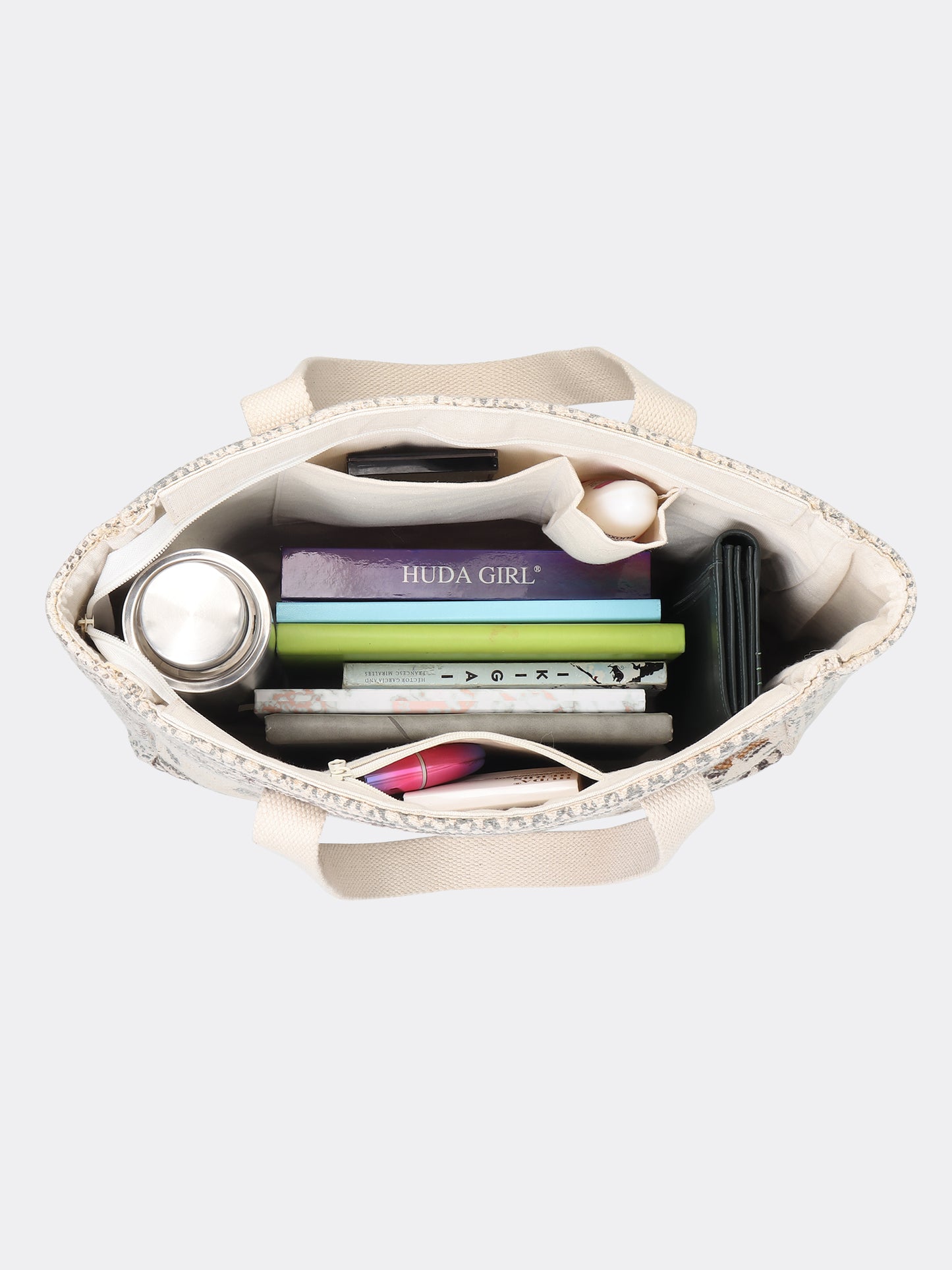 AURIELLE - BLOCK PRINTED COTTON TOTE BAG