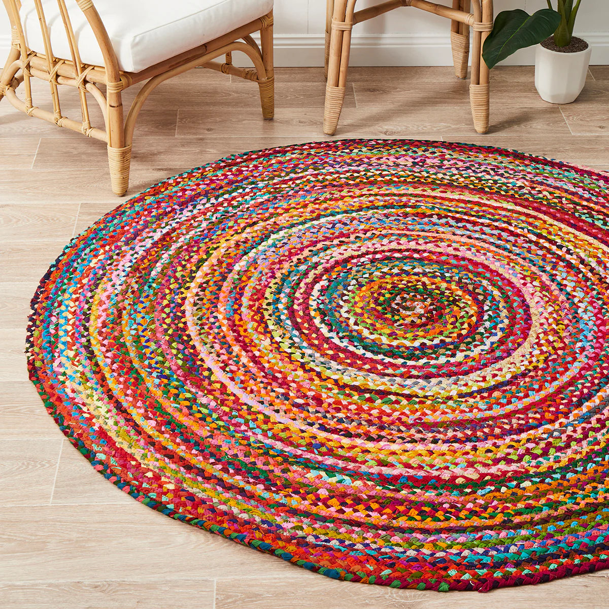 JUSTIFIED - ROUND JUTE  RUG