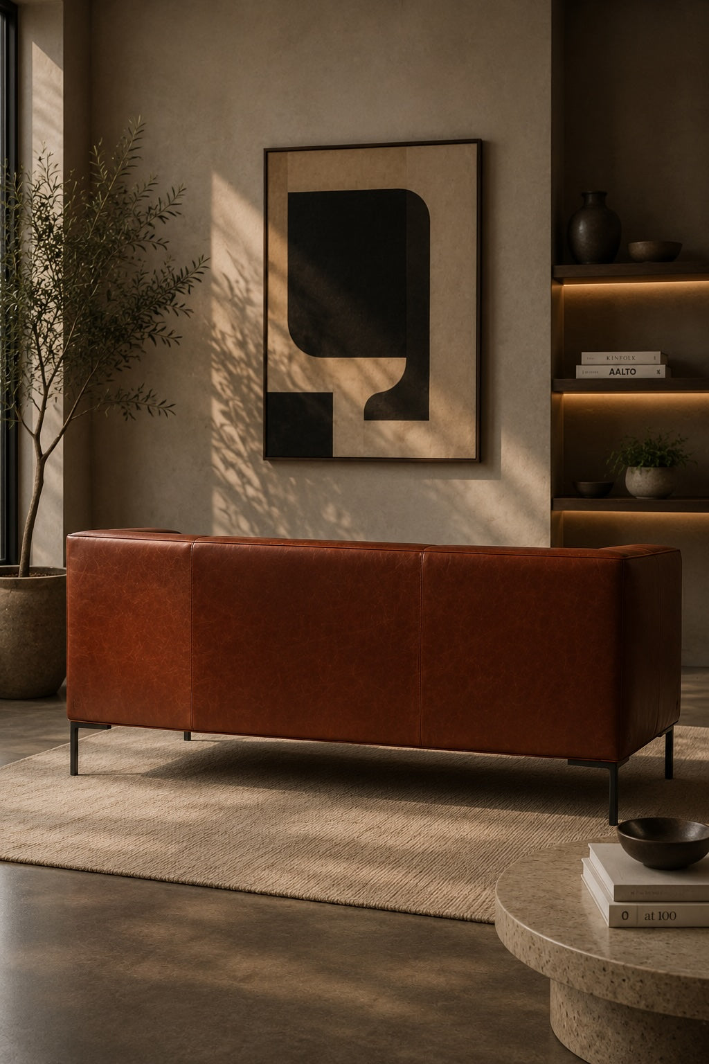 Bradford leather sofa by Art Avenue, handmade to order — image 5 of 5