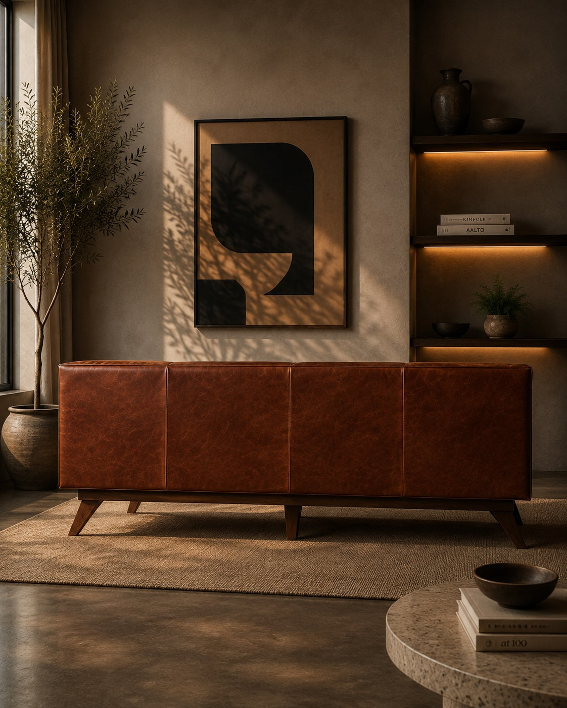 England leather sofa by Art Avenue, handmade to order — image 6 of 6