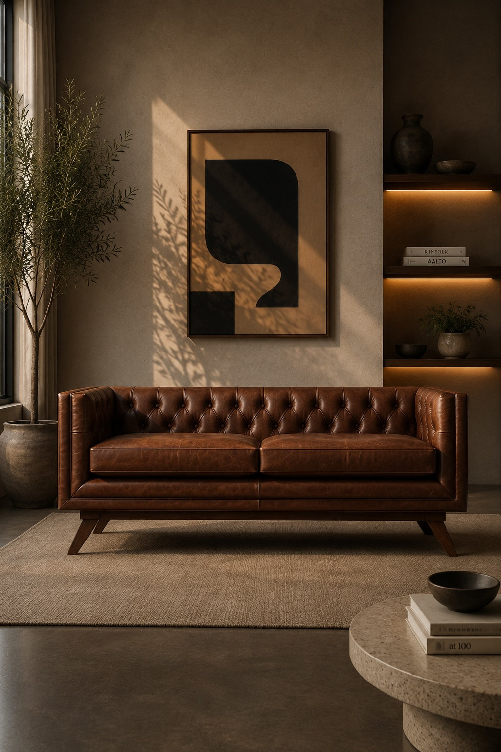 England leather sofa by Art Avenue, handmade to order — image 1 of 6