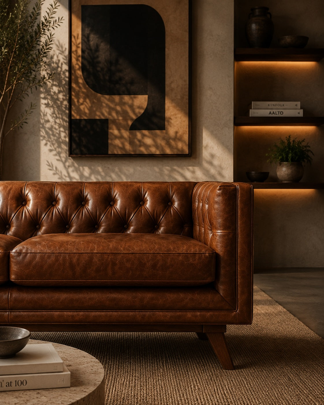 England leather sofa by Art Avenue, handmade to order — image 5 of 6
