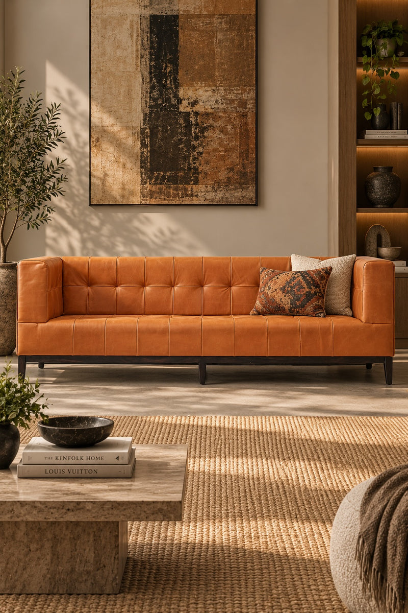 Santiago Leather Sofa