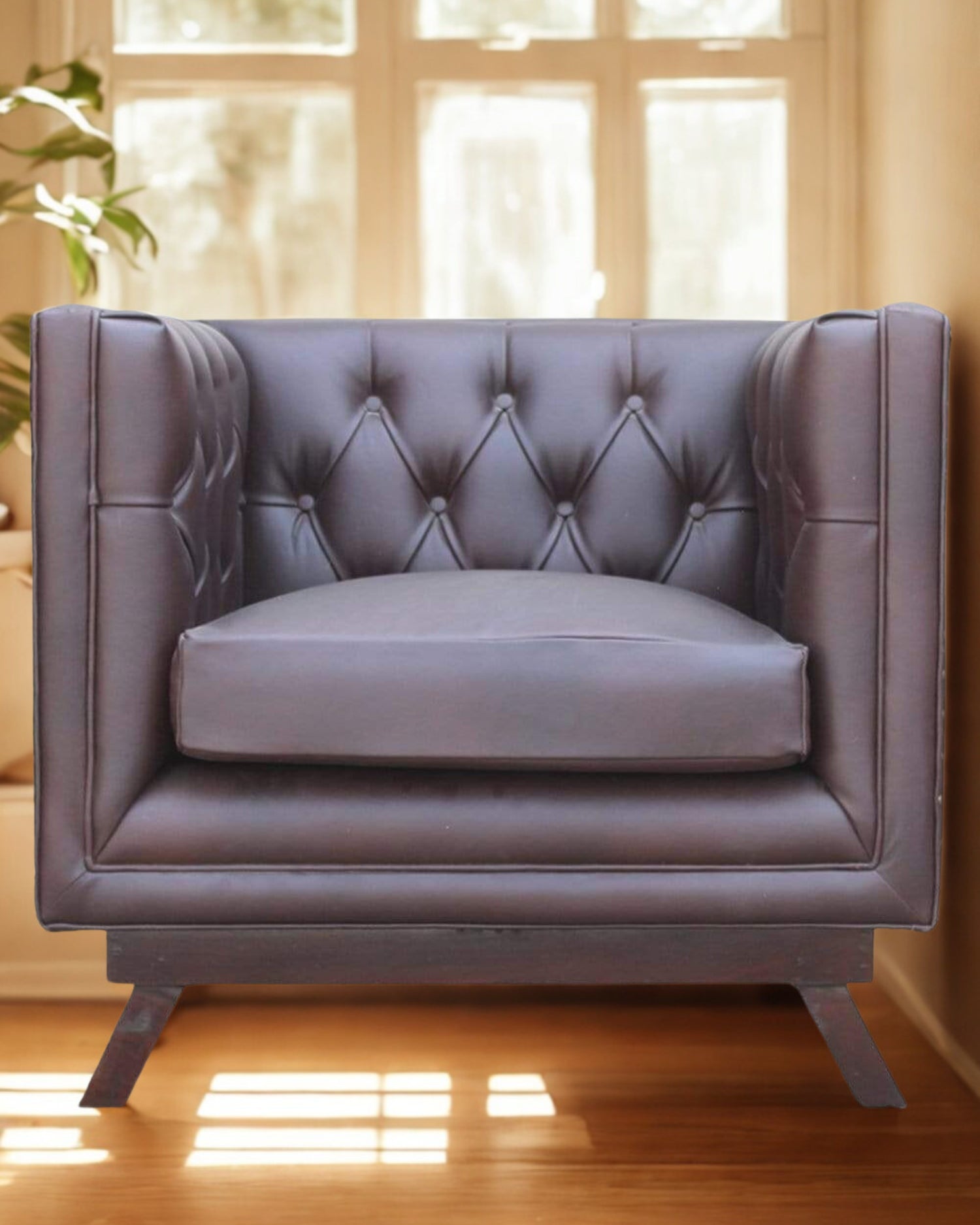 ONTARIO LEATHER SOFA - 4 Sizes , 5 Colors