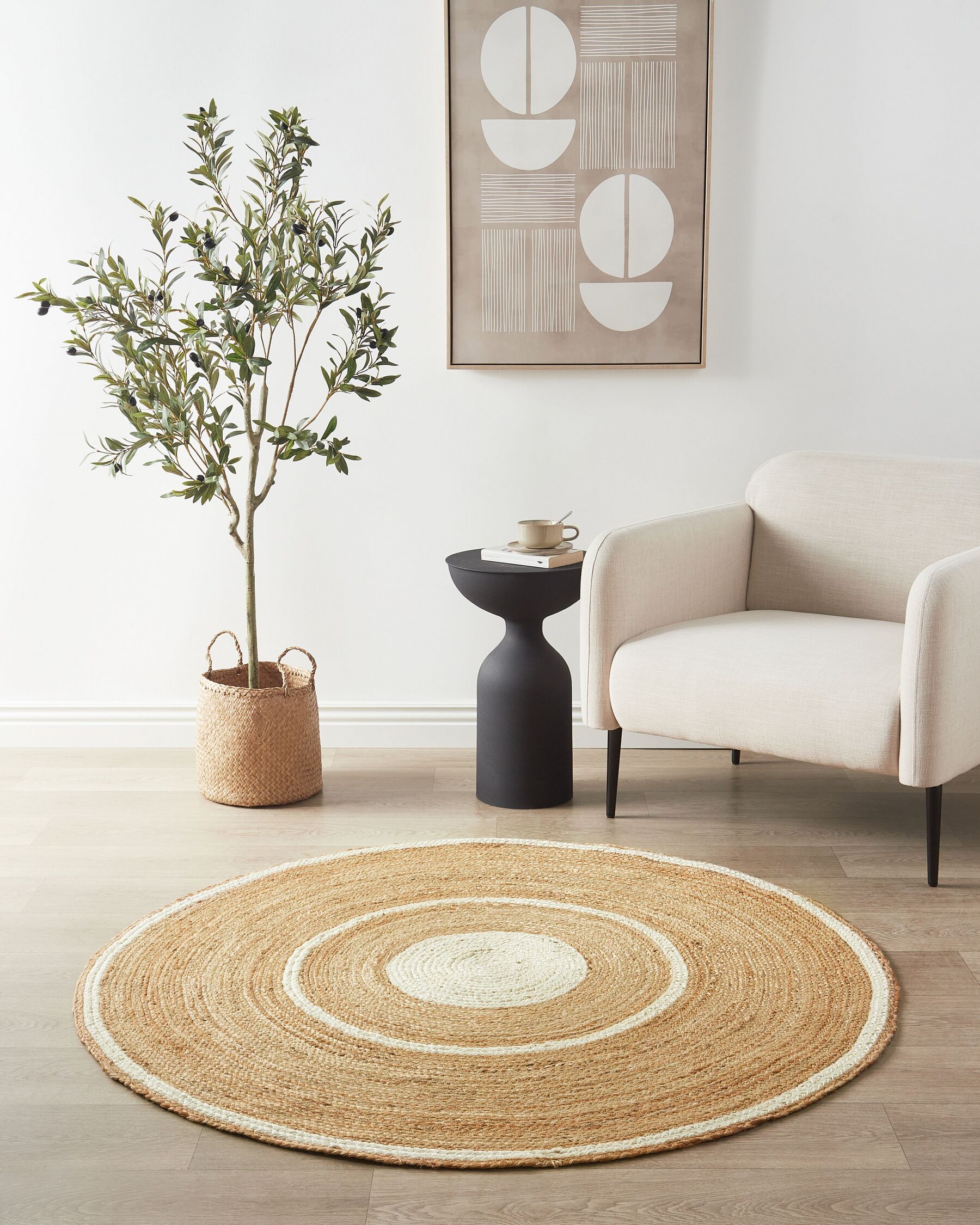 CHRISTCHURCH - ROUND JUTE RUG – Art Avenue