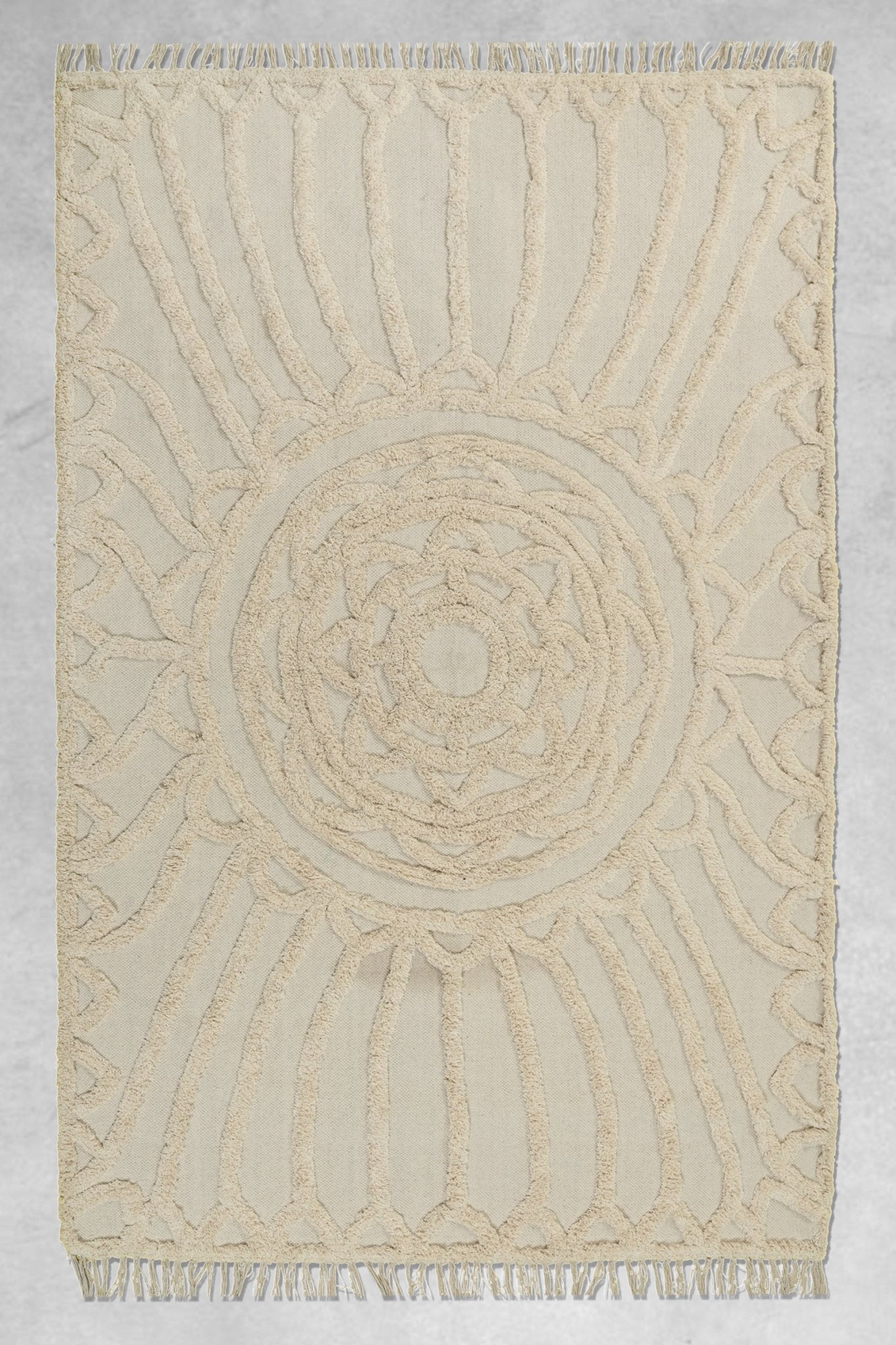 INDIANA - HAND EMBROIDERED COTTON RUG – Art Avenue