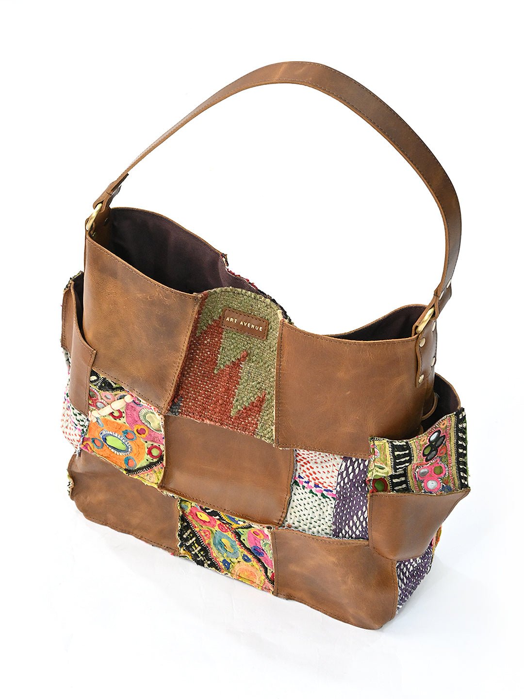 1960s 1970s Multi Colored Leather Patchwork Purse, Vintage Leather Handbag,  Vintage Brown Purse - Etsy