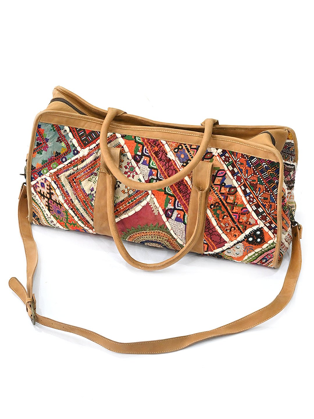 PORTICO - VINTAGE FABRIC PATCHWORK TRAVEL BAG - ART AVENUE