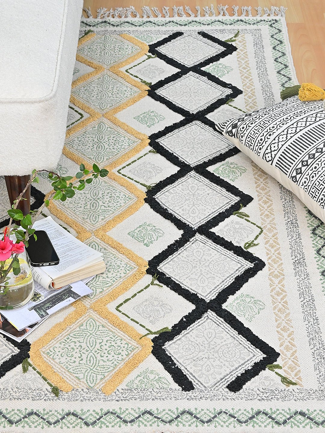 REAGAN - BLOCK PRINTED RUG