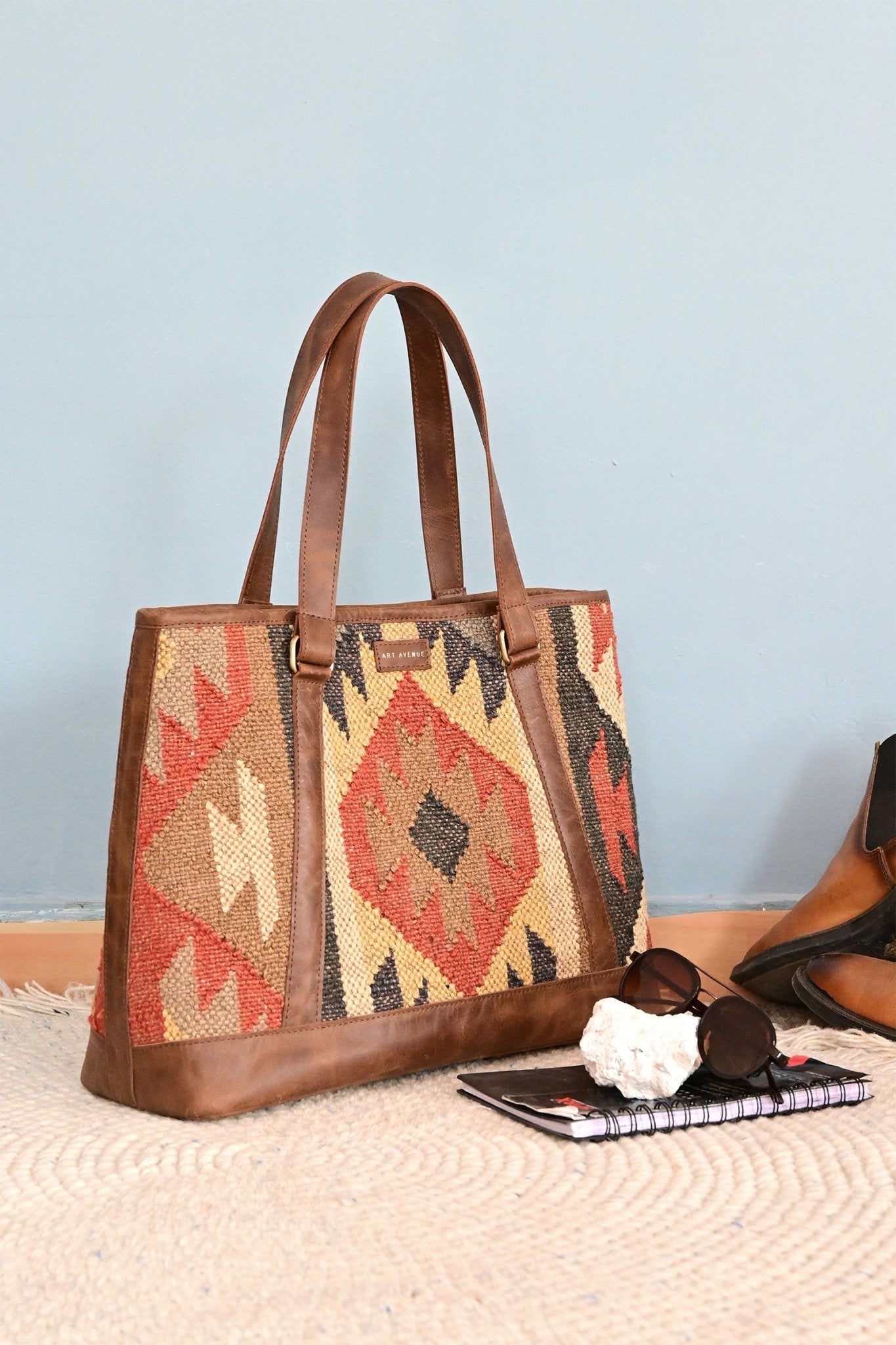 Turkish Kilim Bag Handmade Wool Woven Design Vintage Look | eBay